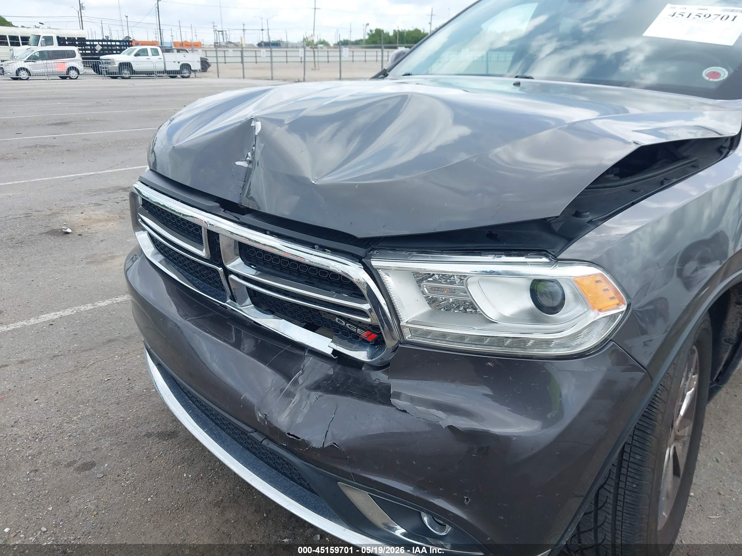2015 Dodge Durango Limited Gray vin: 1C4RDHDG9FC766009