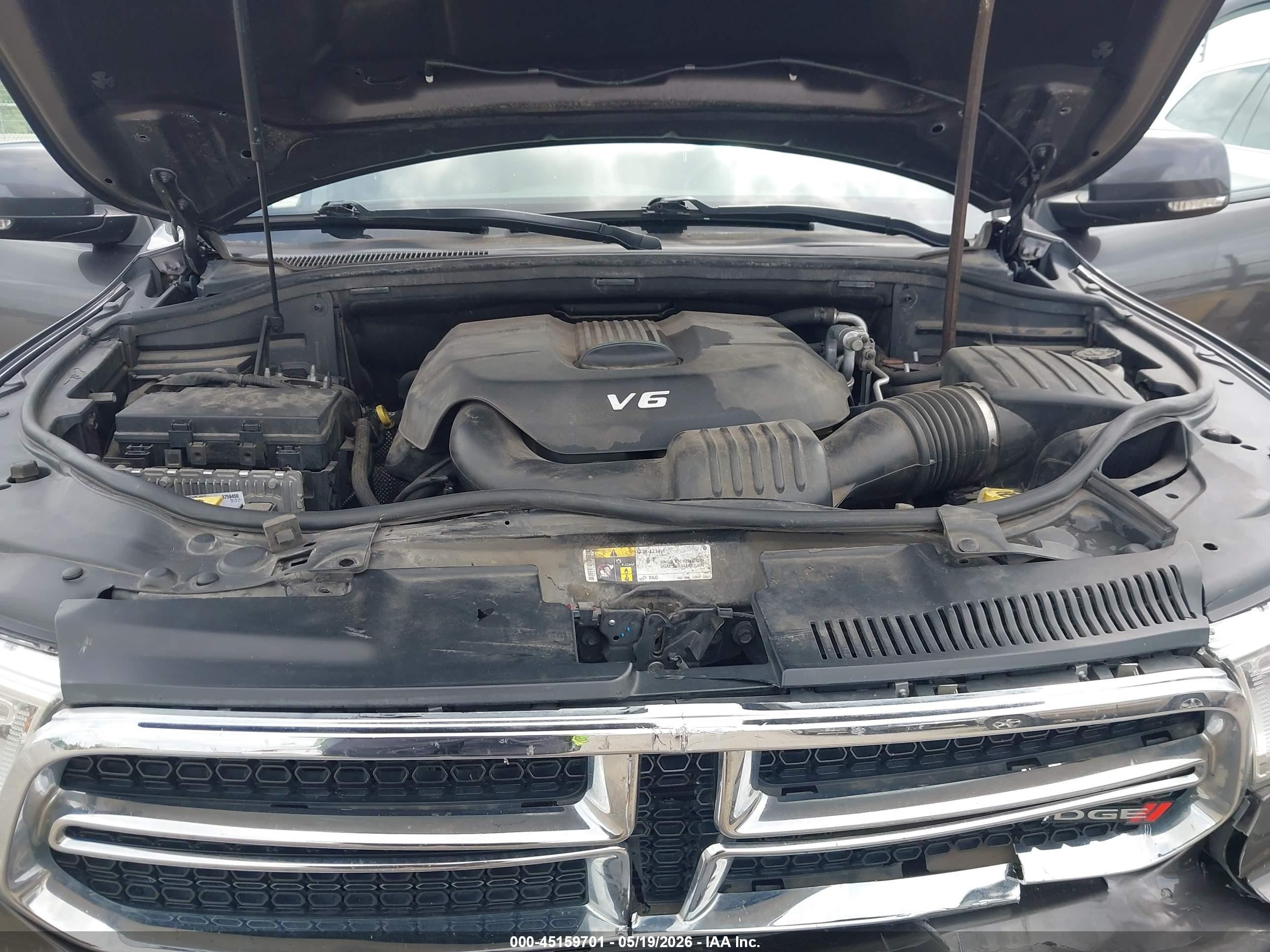 2015 Dodge Durango Limited Gray vin: 1C4RDHDG9FC766009
