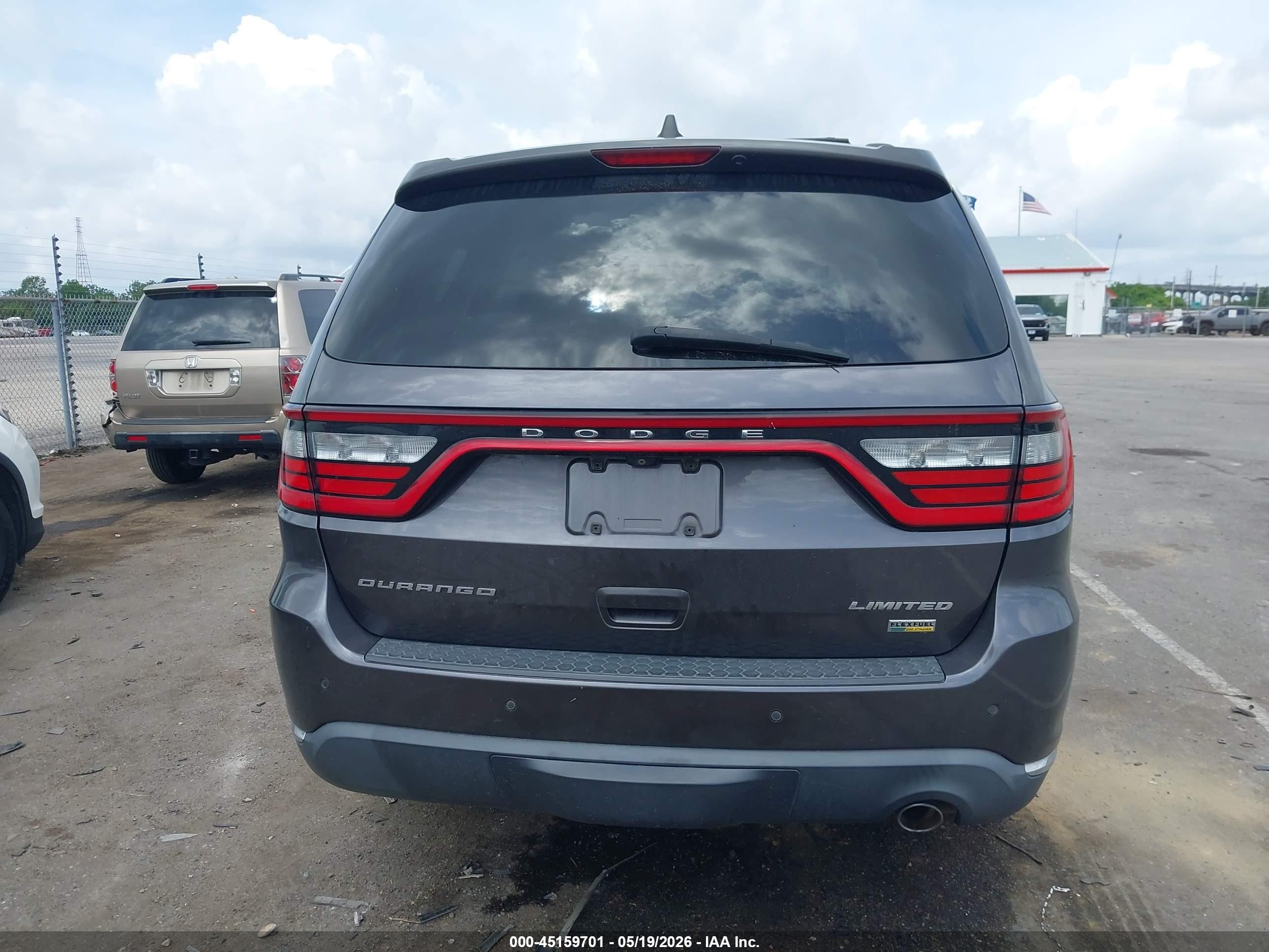 2015 Dodge Durango Limited Gray vin: 1C4RDHDG9FC766009