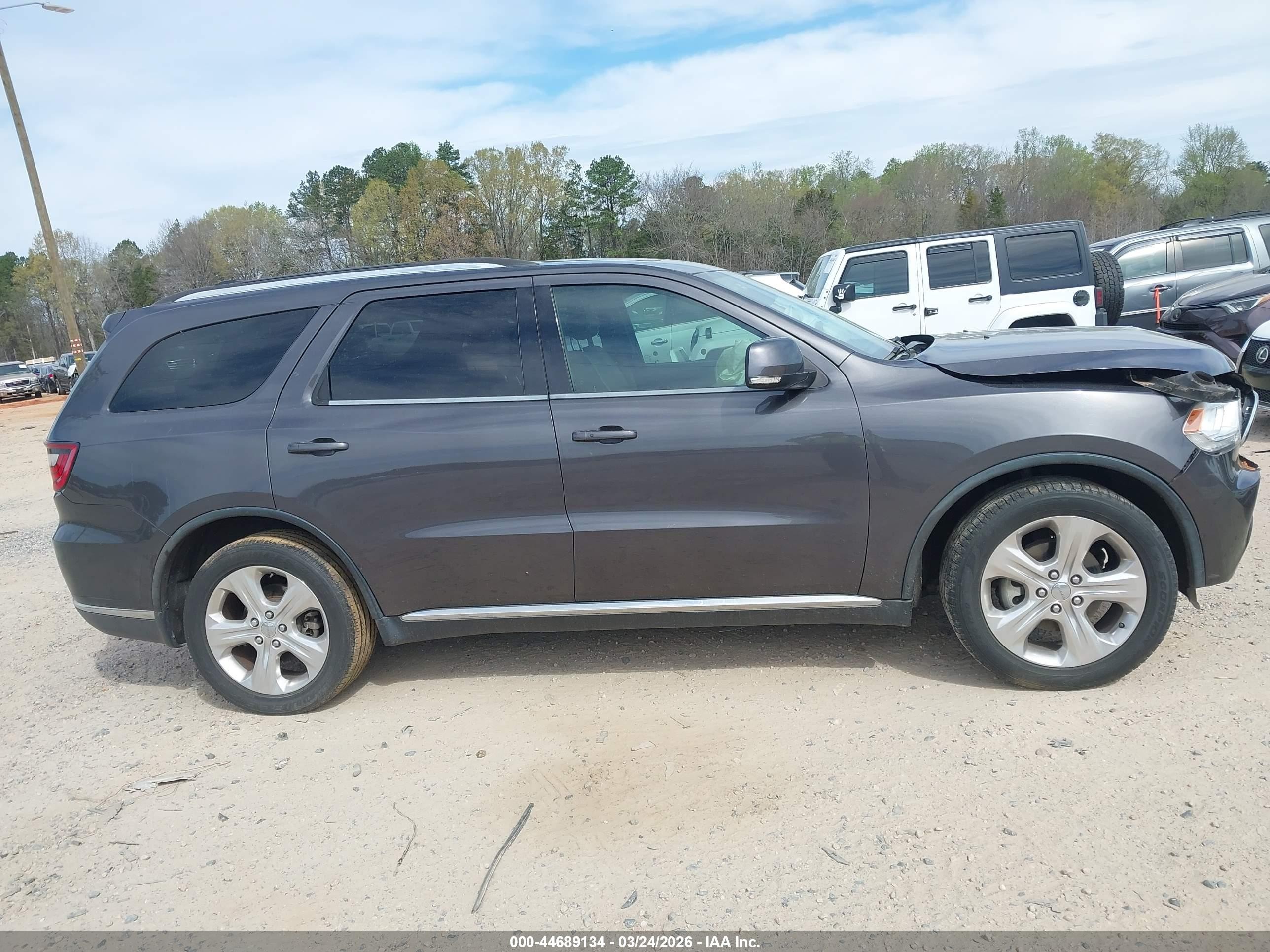 2015 Dodge Durango Limited Gray vin: 1C4RDHDG9FC801244