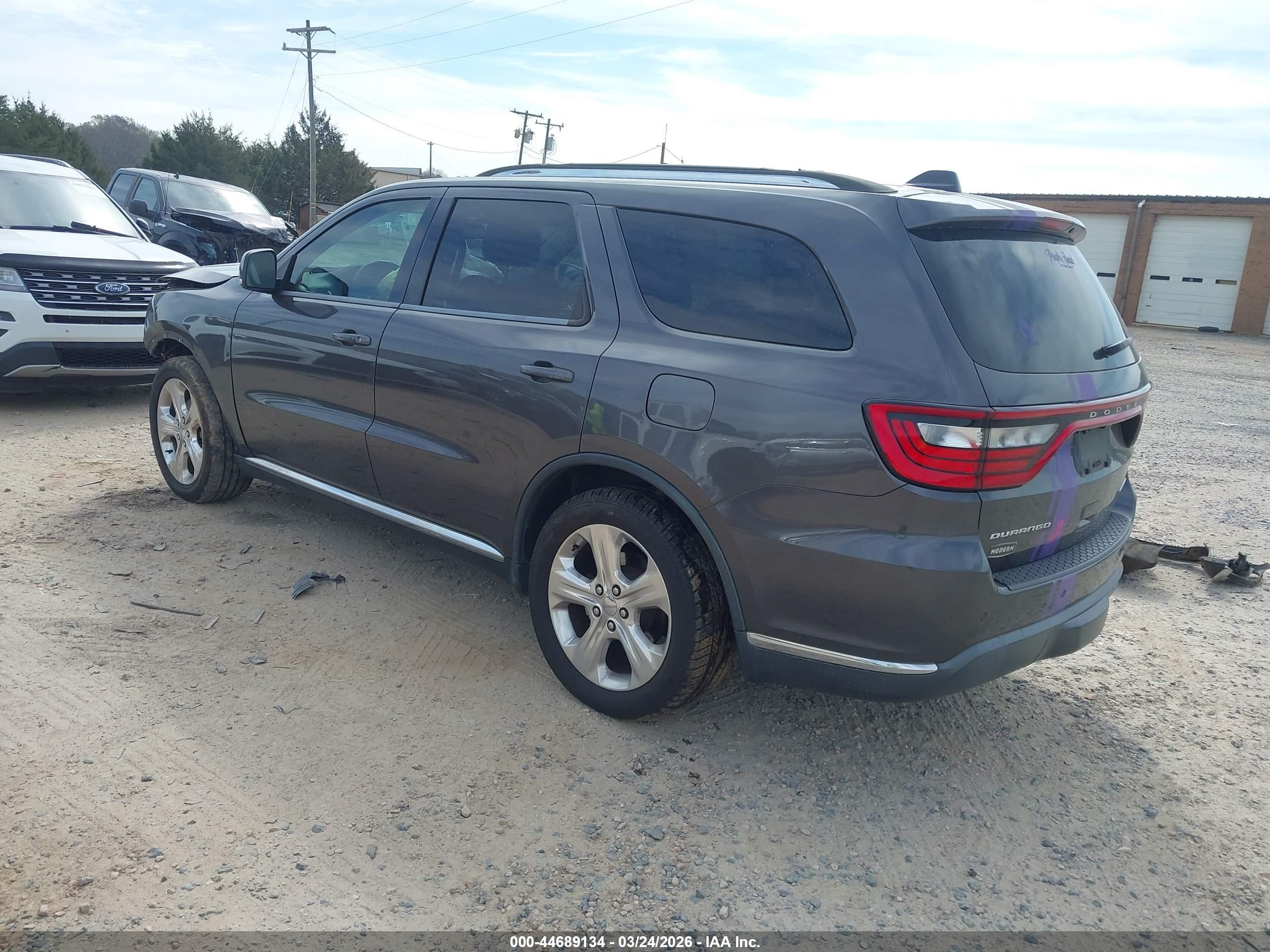 2015 Dodge Durango Limited Gray vin: 1C4RDHDG9FC801244