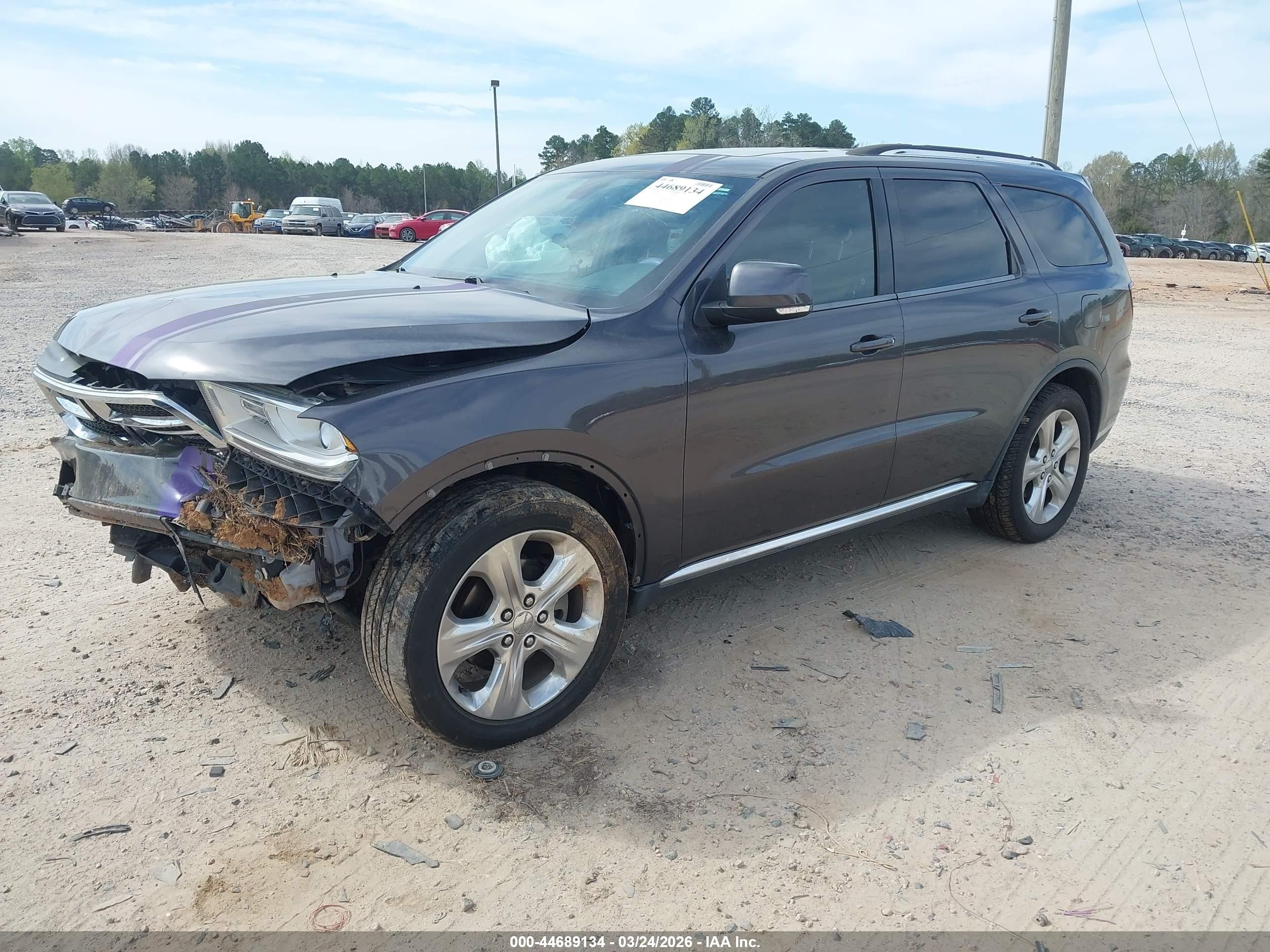 2015 Dodge Durango Limited Gray vin: 1C4RDHDG9FC801244