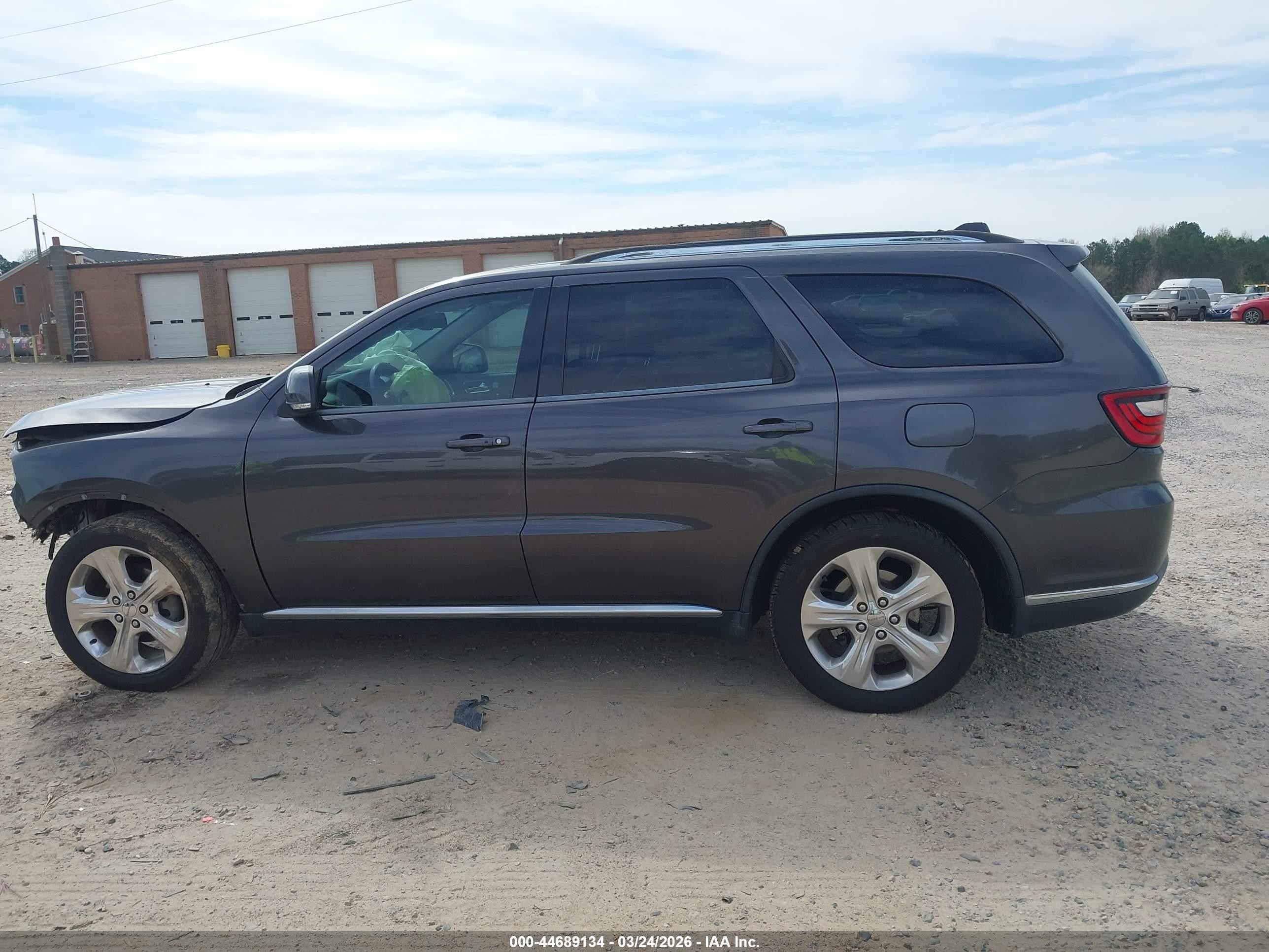 2015 Dodge Durango Limited Gray vin: 1C4RDHDG9FC801244