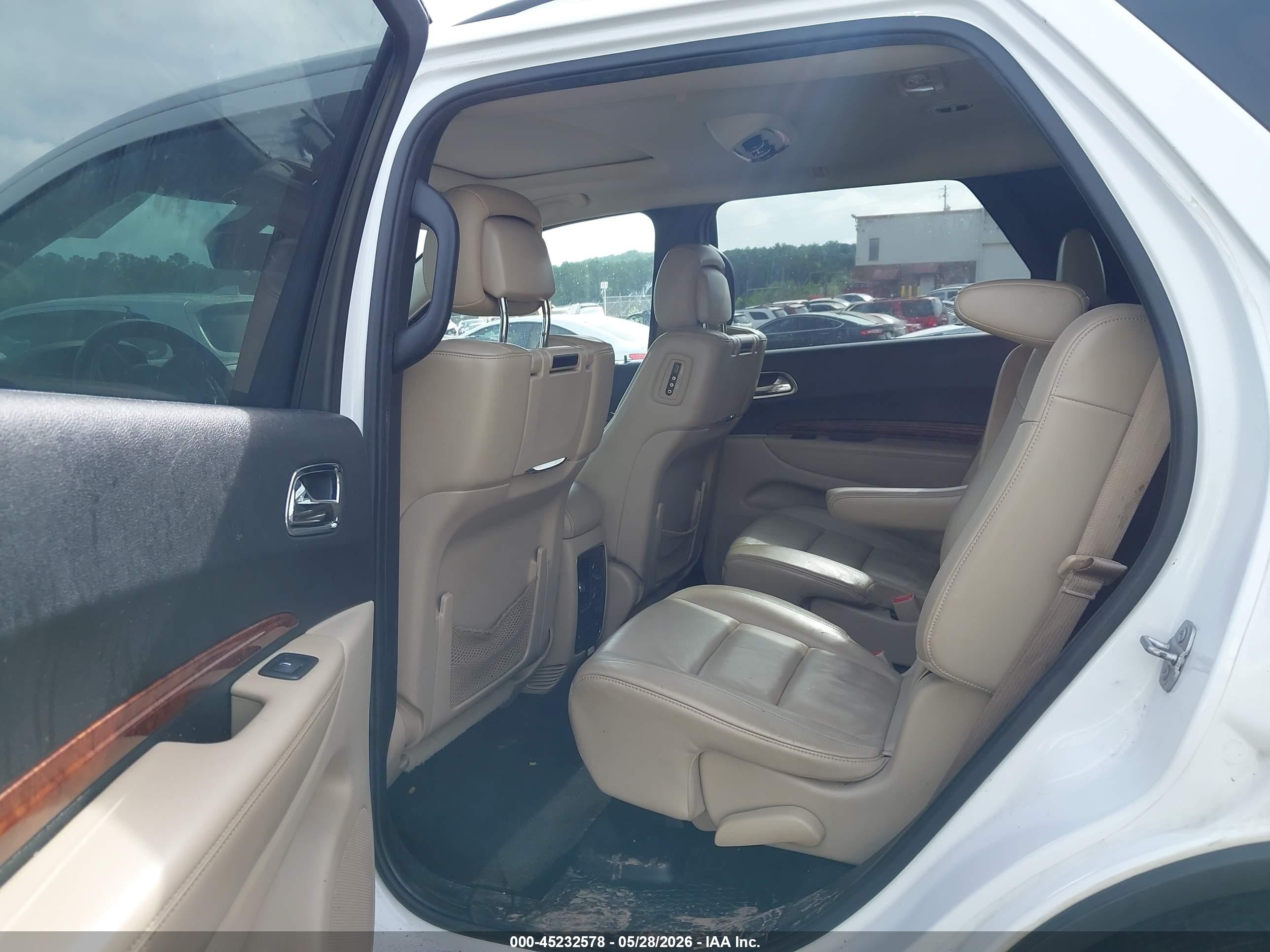 2015 Dodge Durango Limited White vin: 1C4RDHDG9FC842652