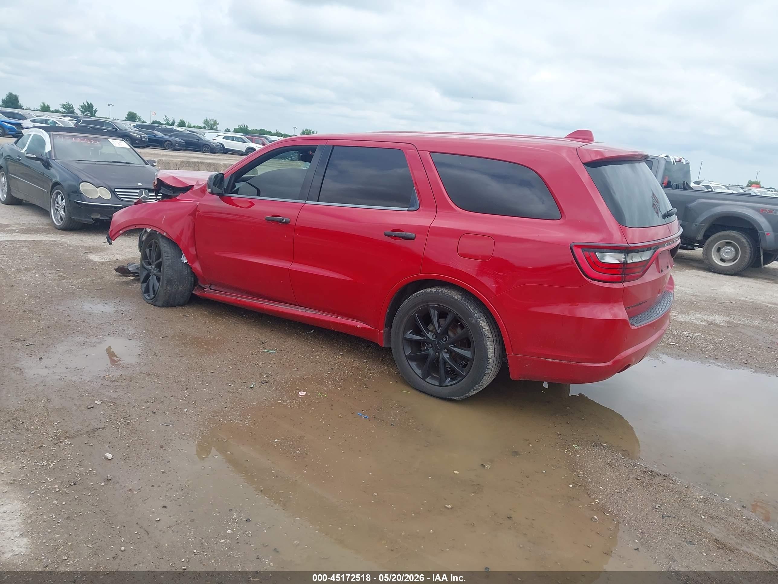 2017 Dodge Durango Gt Rwd Красный vin: 1C4RDHDG9HC611009