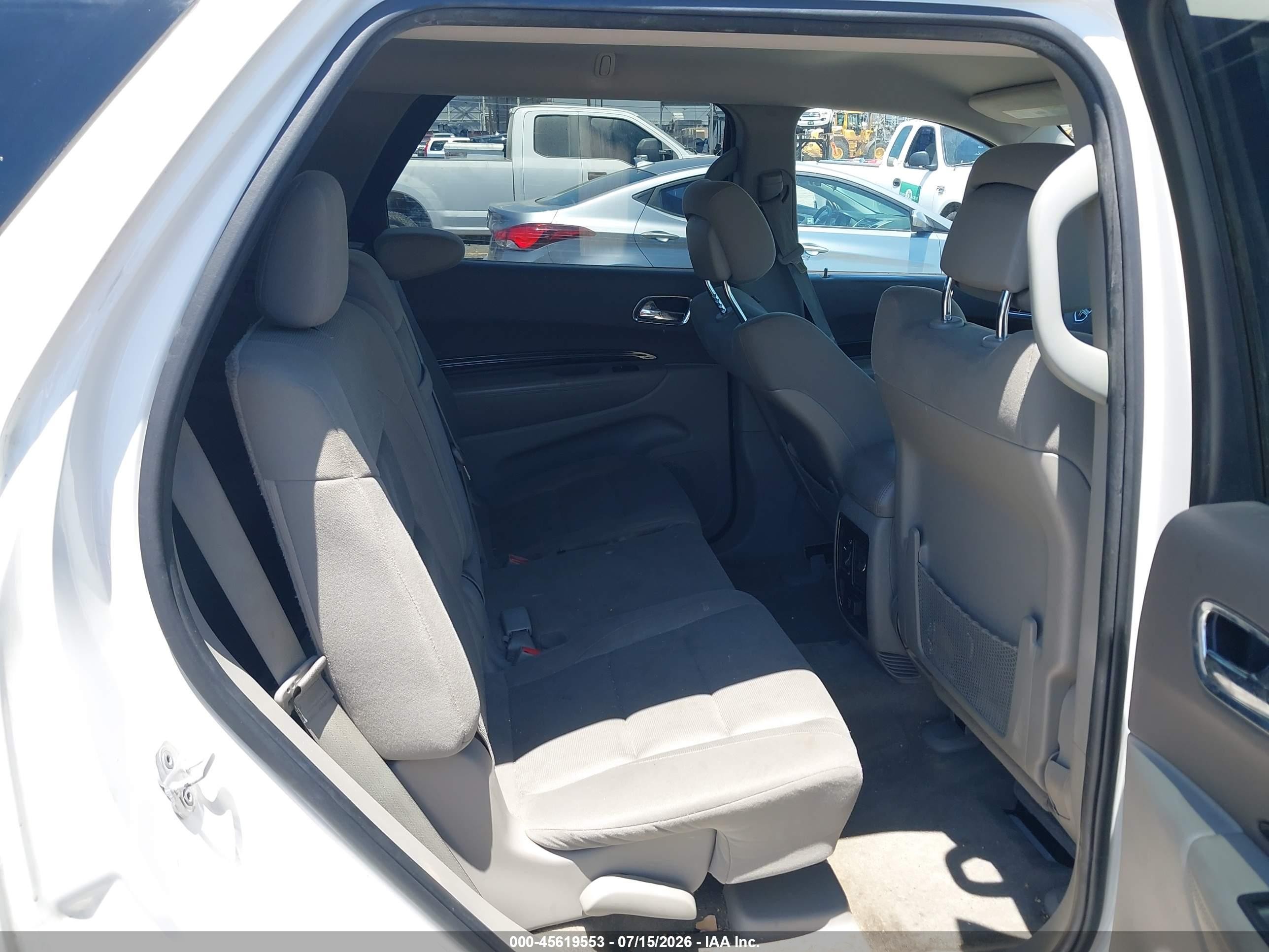 2012 Dodge Durango Crew White vin: 1C4RDHDGXCC182777