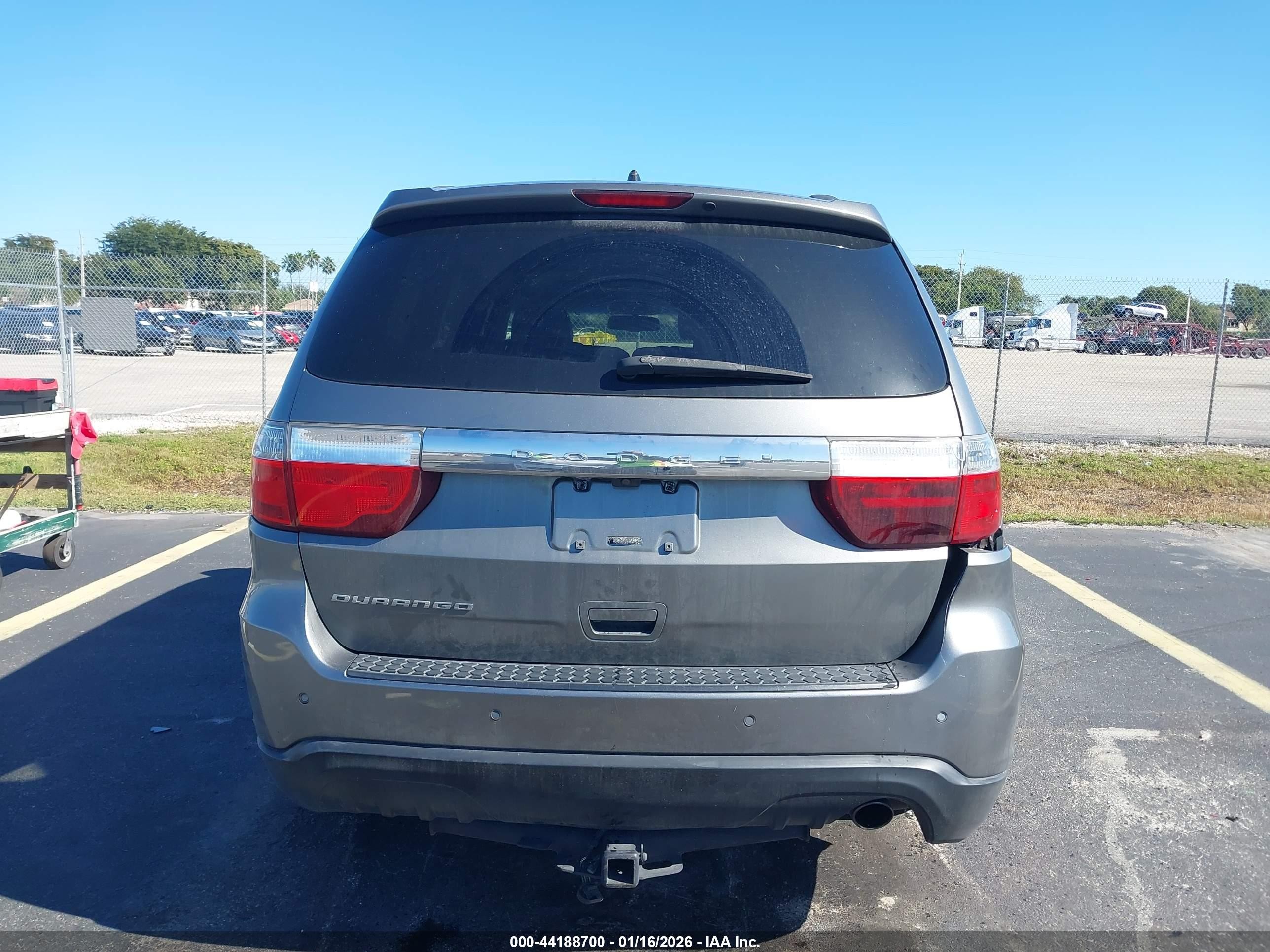 2012 Dodge Durango Crew Gray vin: 1C4RDHDGXCC330619