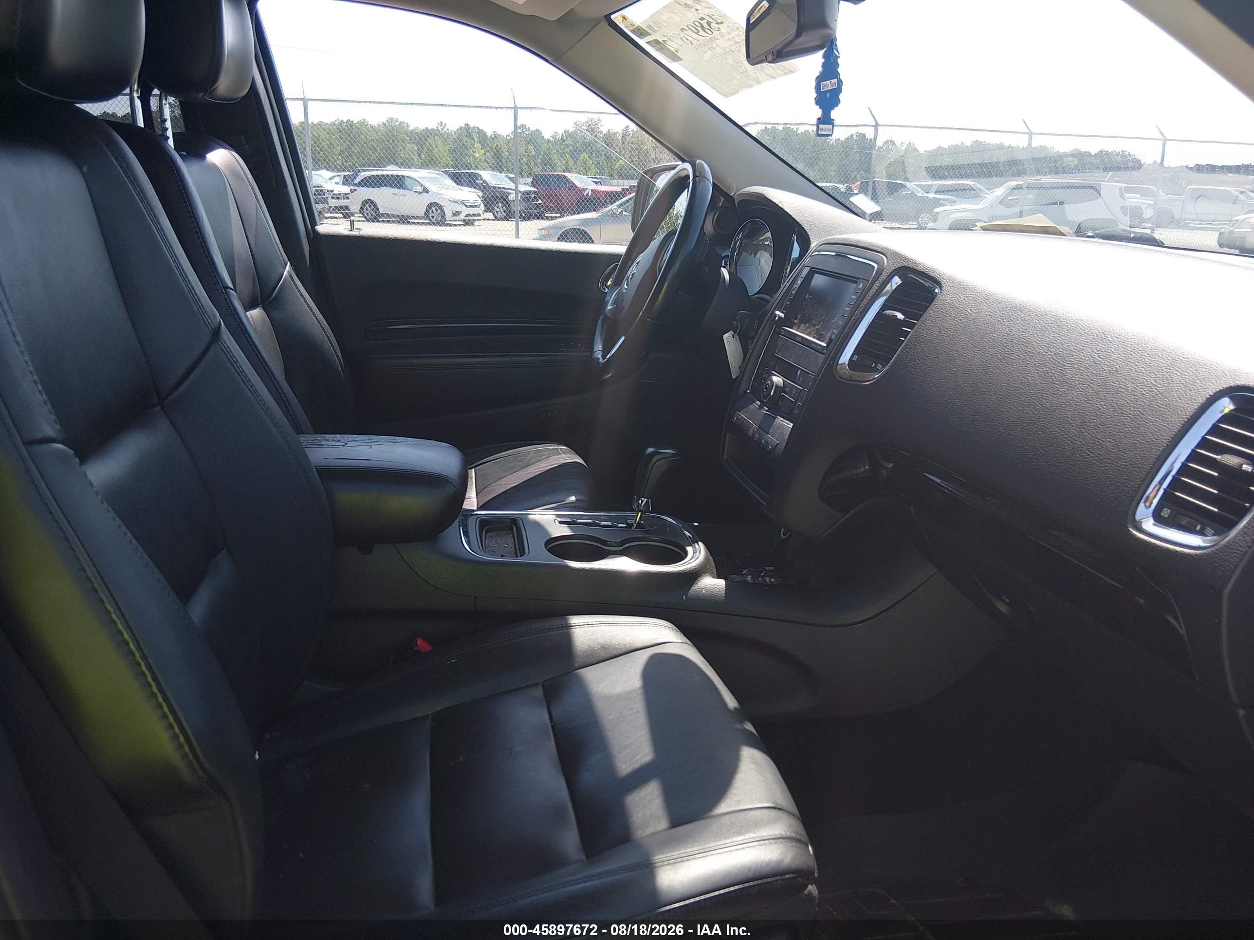 2013 Dodge Durango Crew White vin: 1C4RDHDGXDC516730
