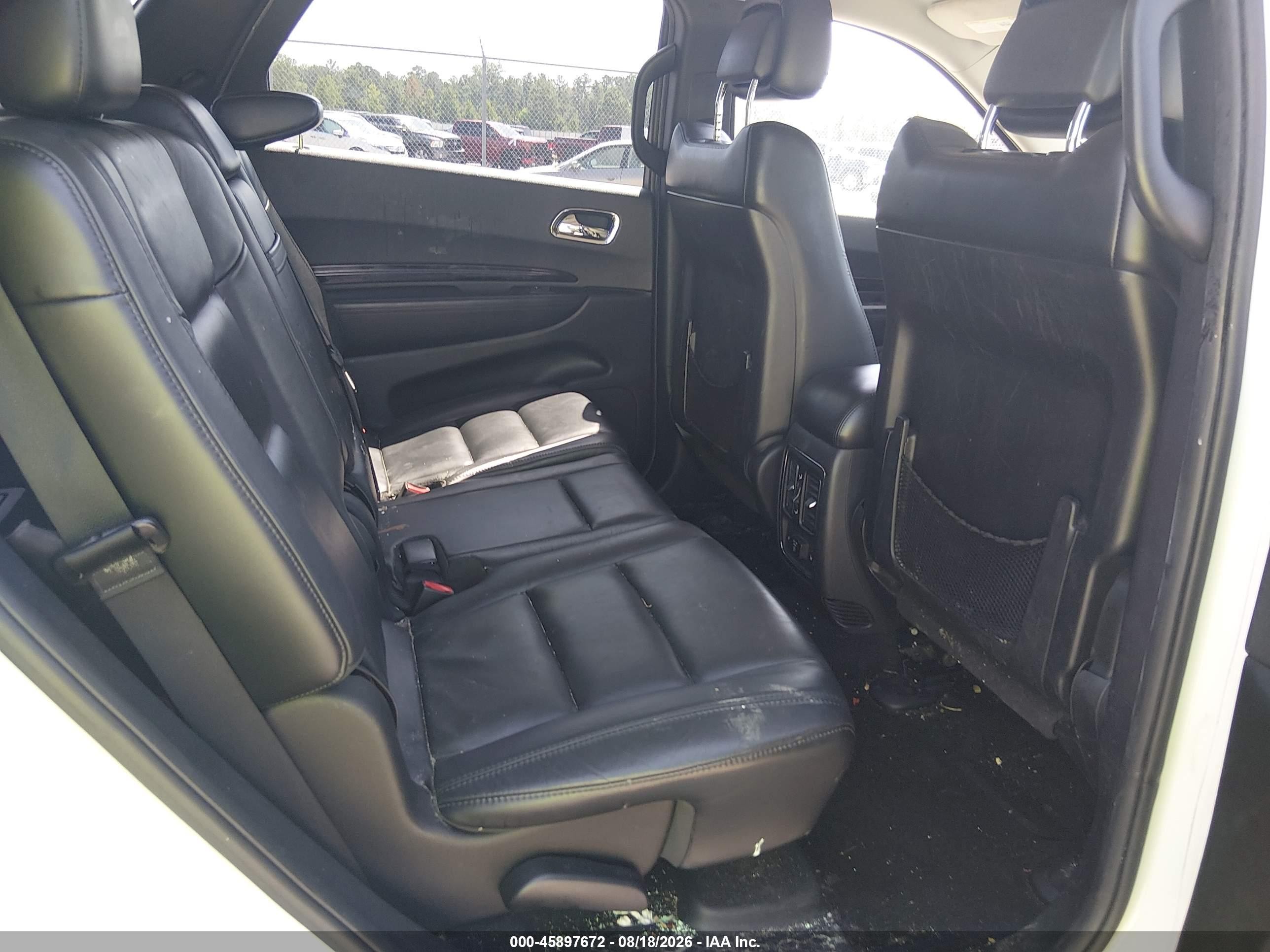 2013 Dodge Durango Crew White vin: 1C4RDHDGXDC516730