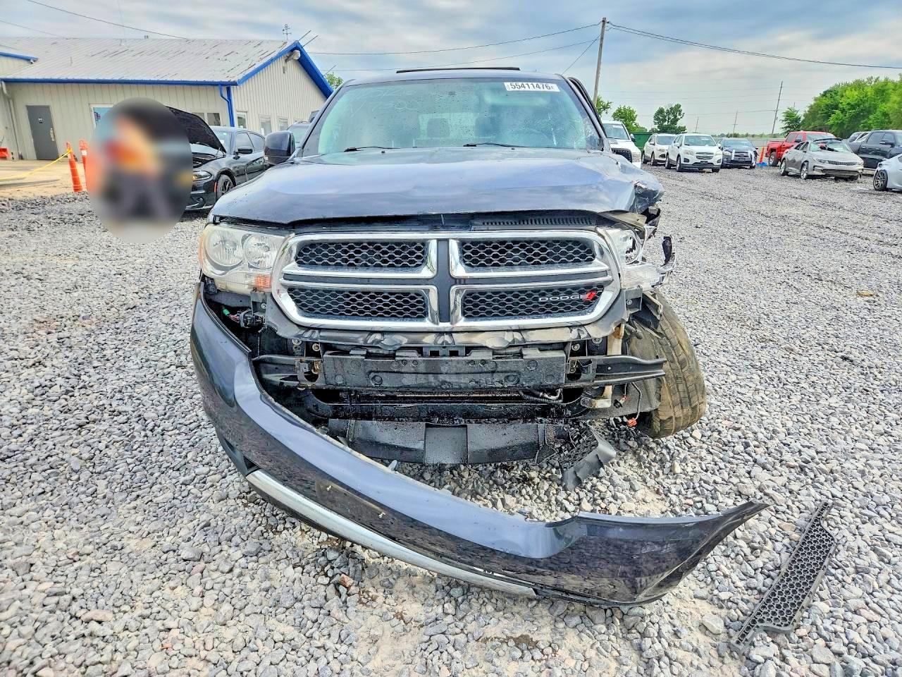 2013 Dodge Durango Crew Черный vin: 1C4RDHDGXDC673660