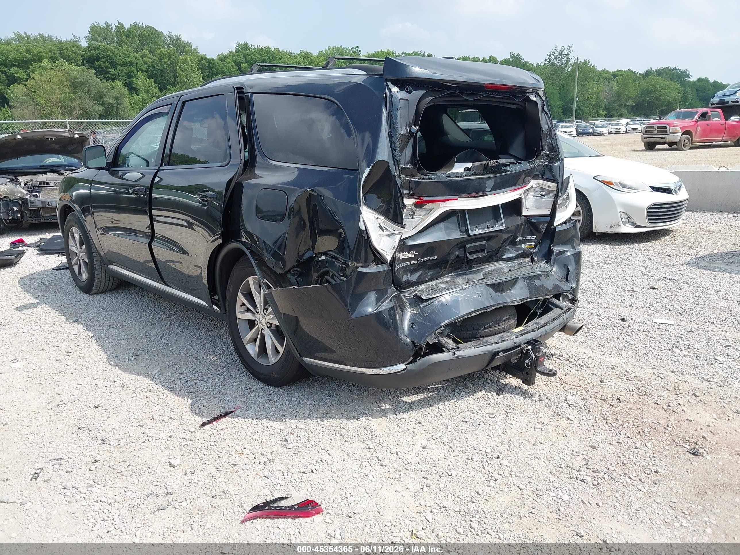 2014 Dodge Durango Limited Black vin: 1C4RDHDGXEC365180