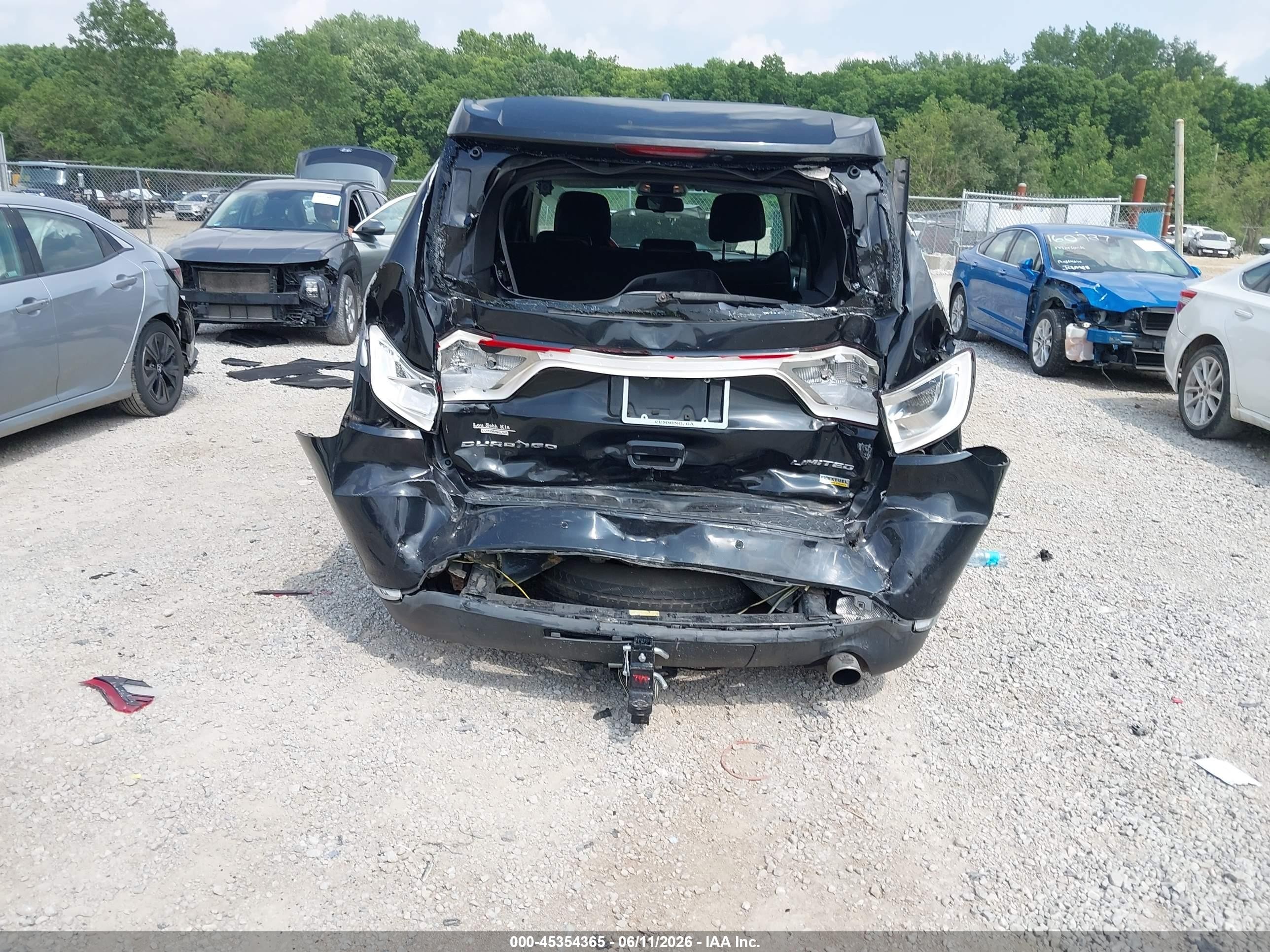 2014 Dodge Durango Limited Black vin: 1C4RDHDGXEC365180