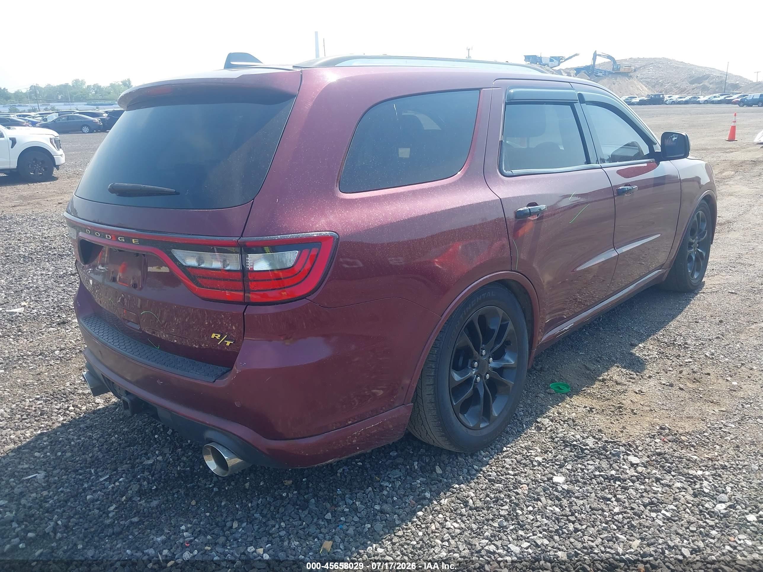 2014 Dodge Durango Limited Red vin: 1C4RDHDGXEC428214