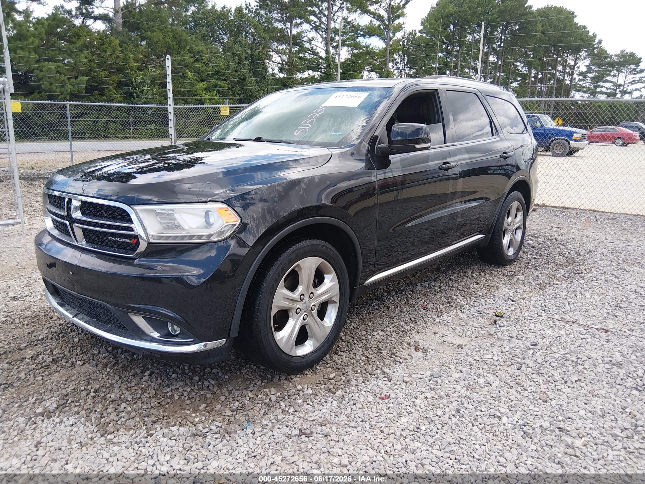 2014 Dodge Durango Limited Black vin: 1C4RDHDGXEC503235