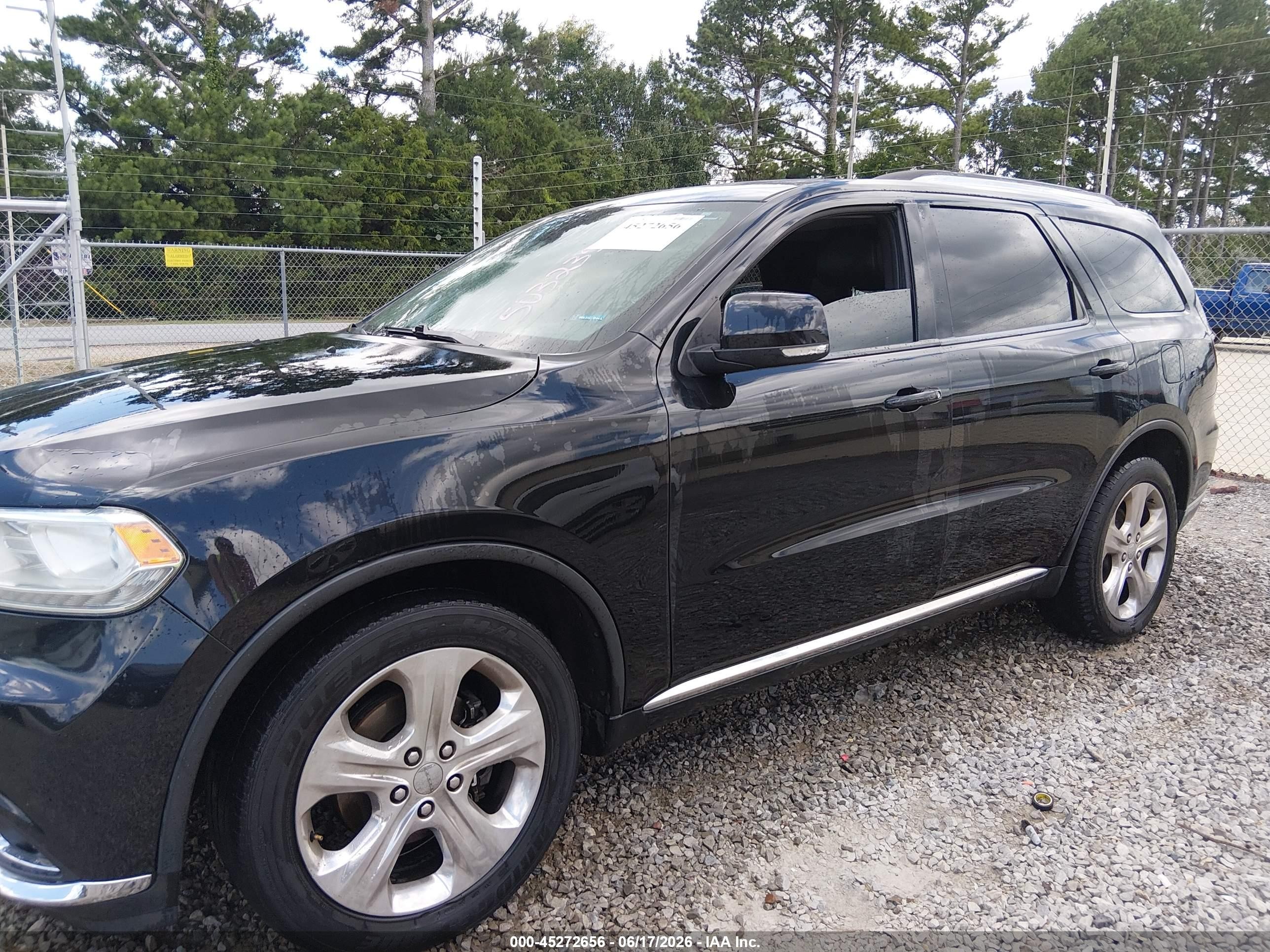 2014 Dodge Durango Limited Black vin: 1C4RDHDGXEC503235
