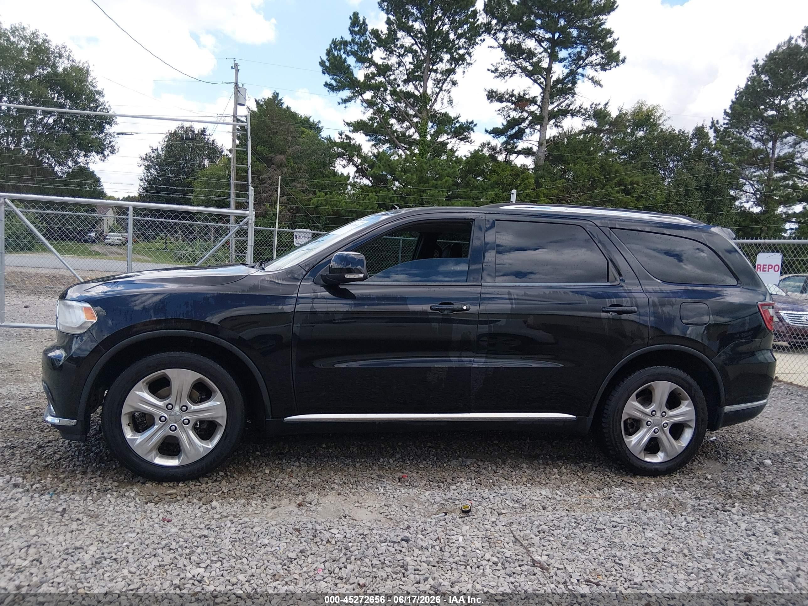 2014 Dodge Durango Limited Black vin: 1C4RDHDGXEC503235