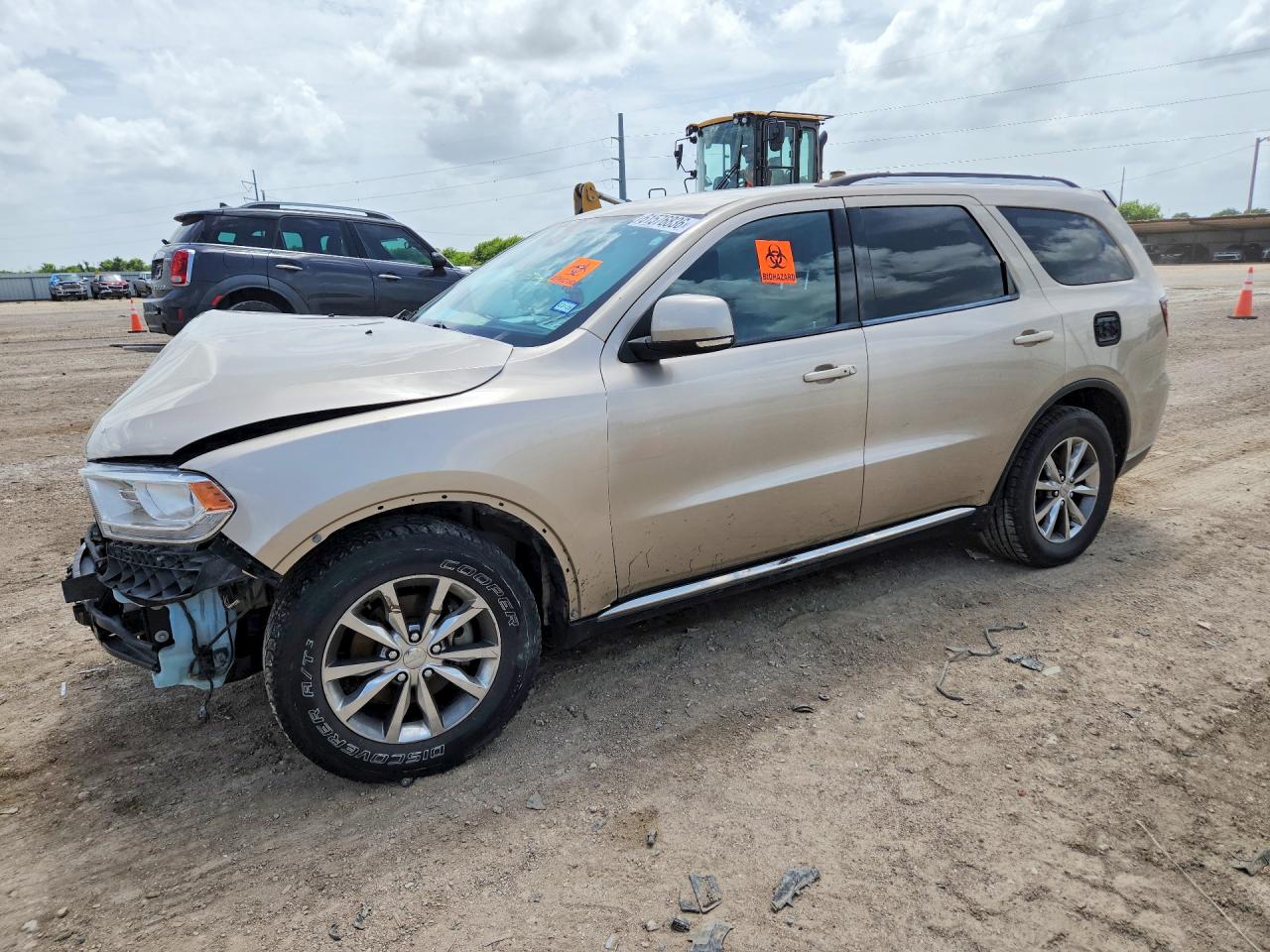 2014 Dodge Durango Limited Золотой vin: 1C4RDHDGXEC537529