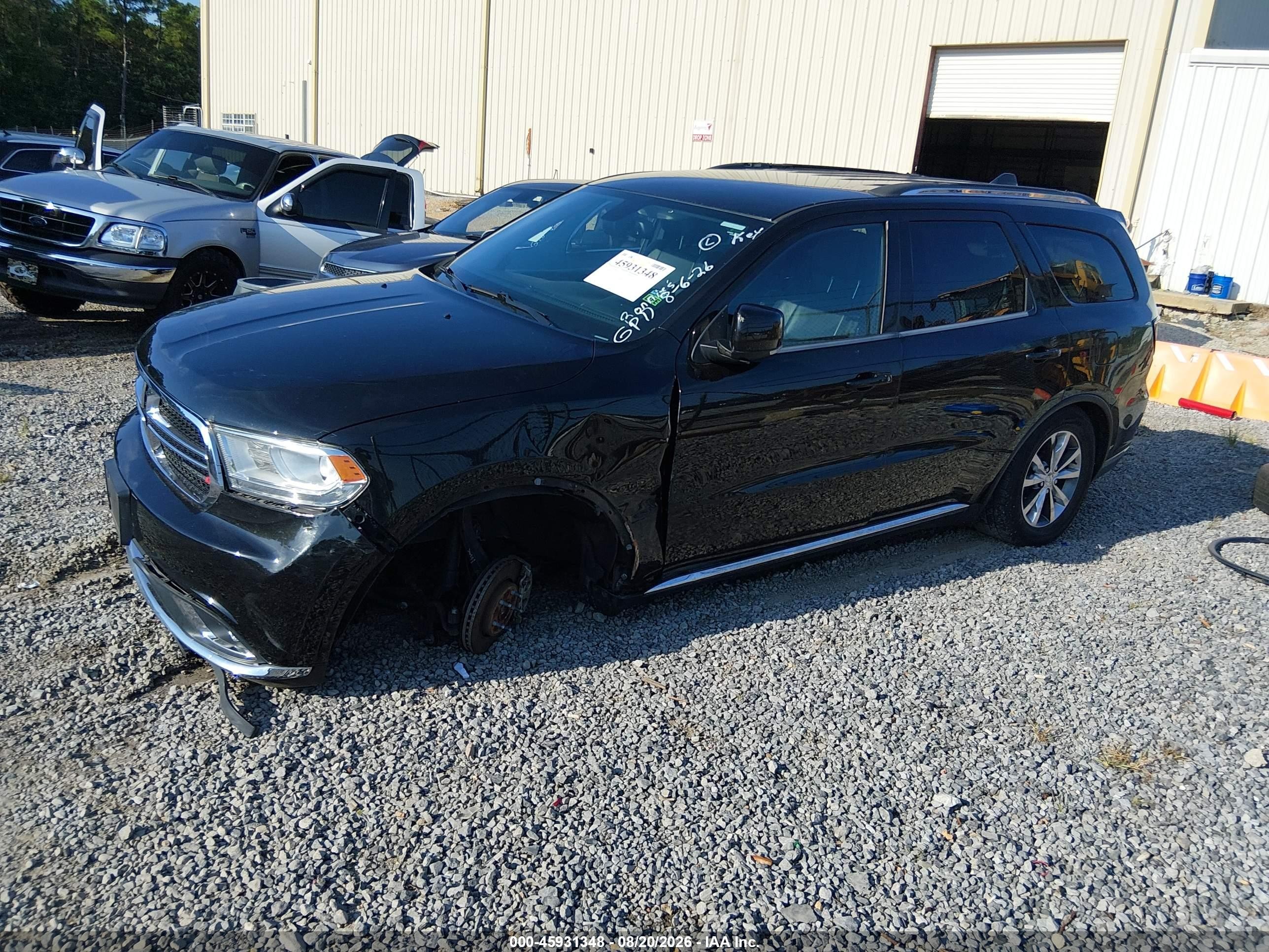 2015 Dodge Durango Limited Black vin: 1C4RDHDGXFC239516