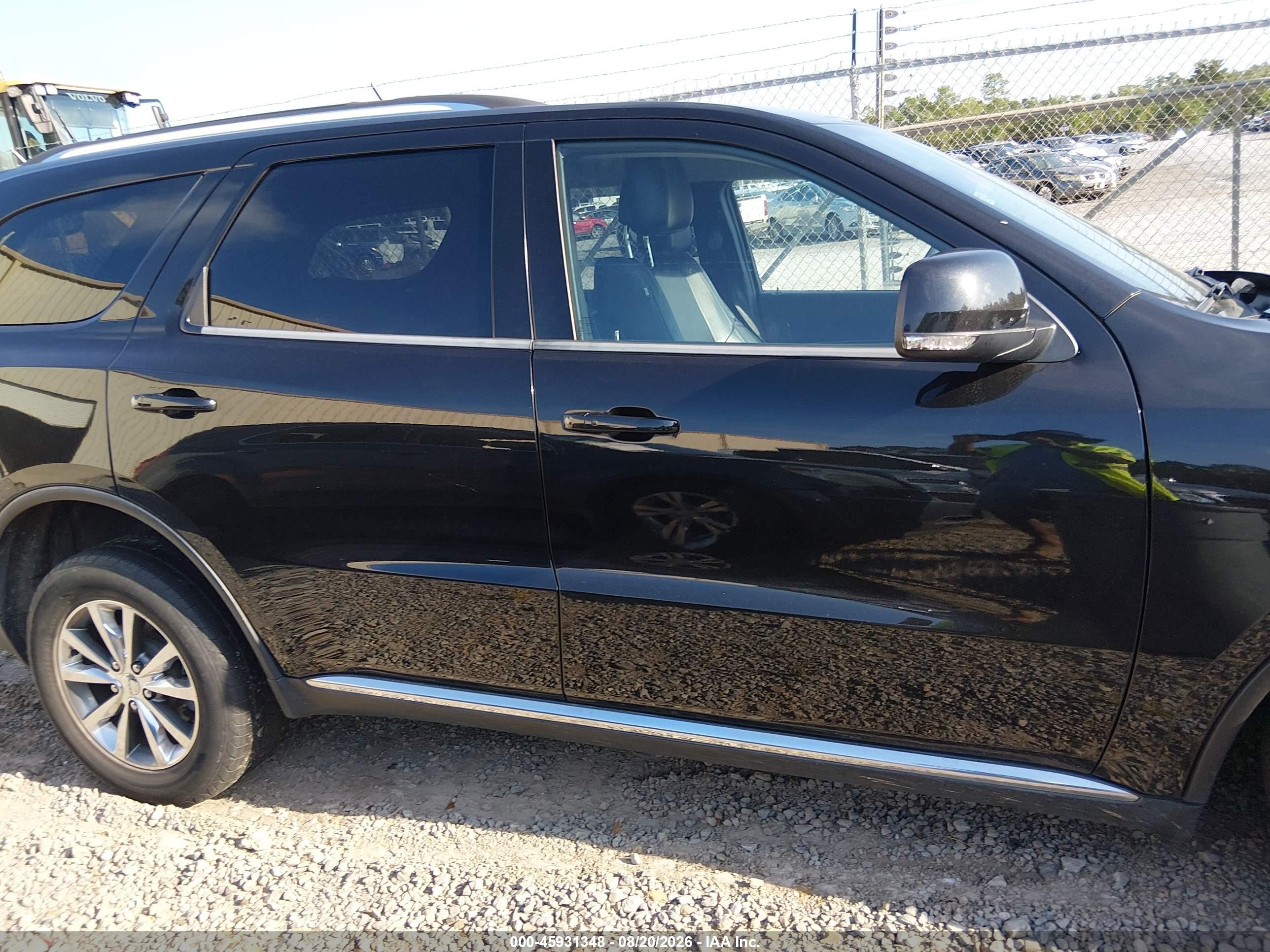 2015 Dodge Durango Limited Black vin: 1C4RDHDGXFC239516