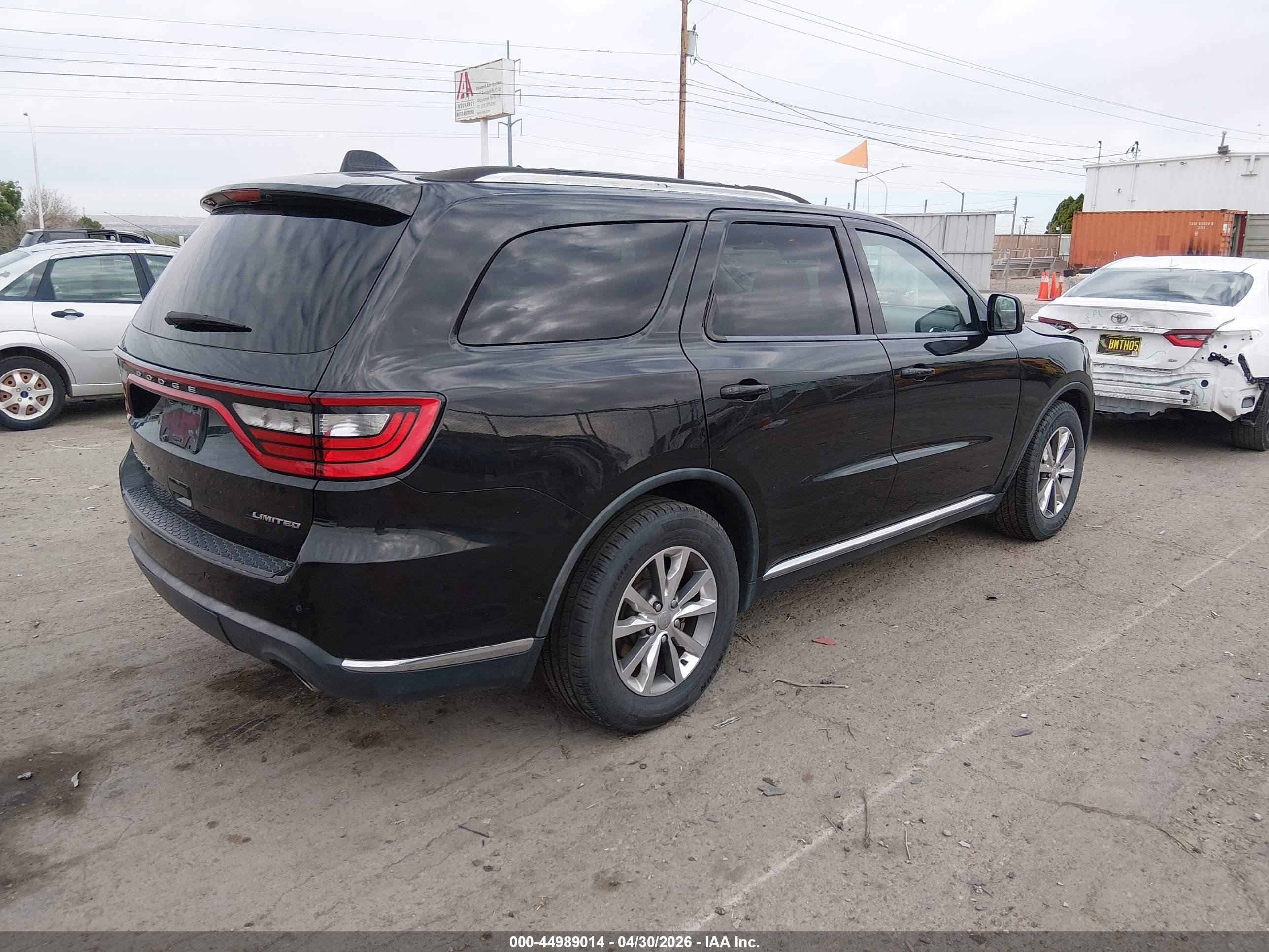 2015 Dodge Durango Limited Black vin: 1C4RDHDGXFC765984