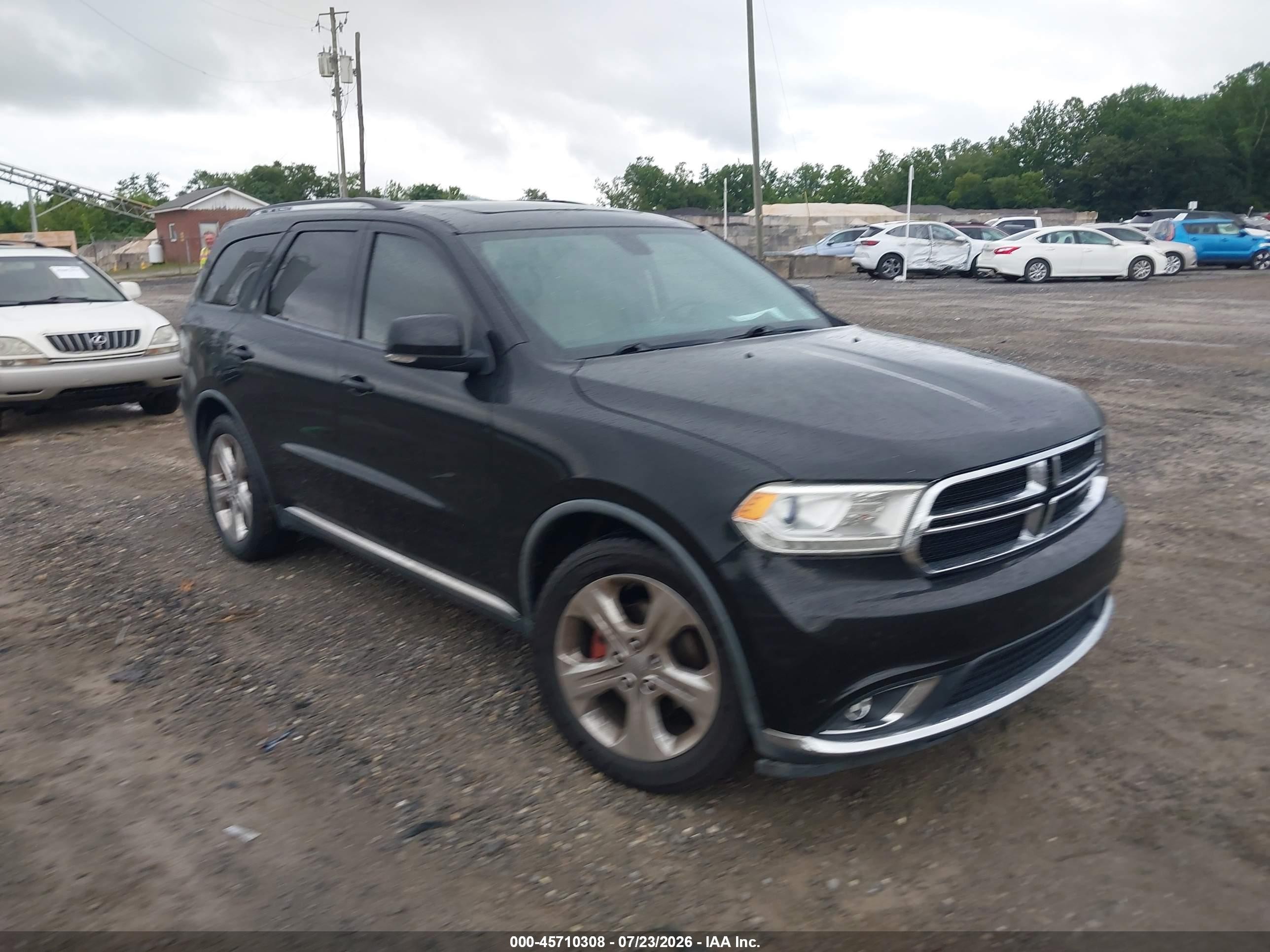 2015 Dodge Durango Limited Black vin: 1C4RDHDGXFC771011