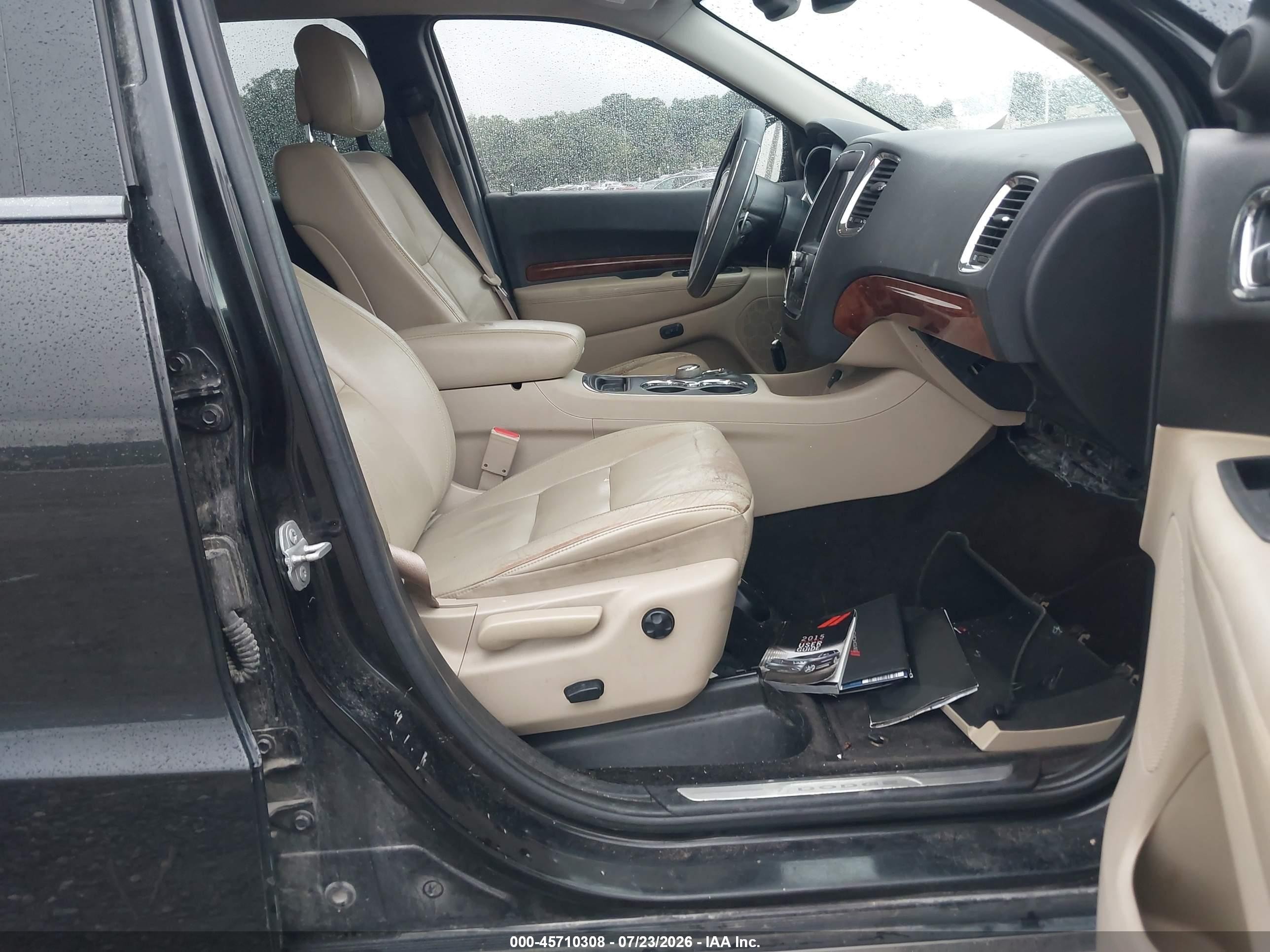 2015 Dodge Durango Limited Черный vin: 1C4RDHDGXFC771011