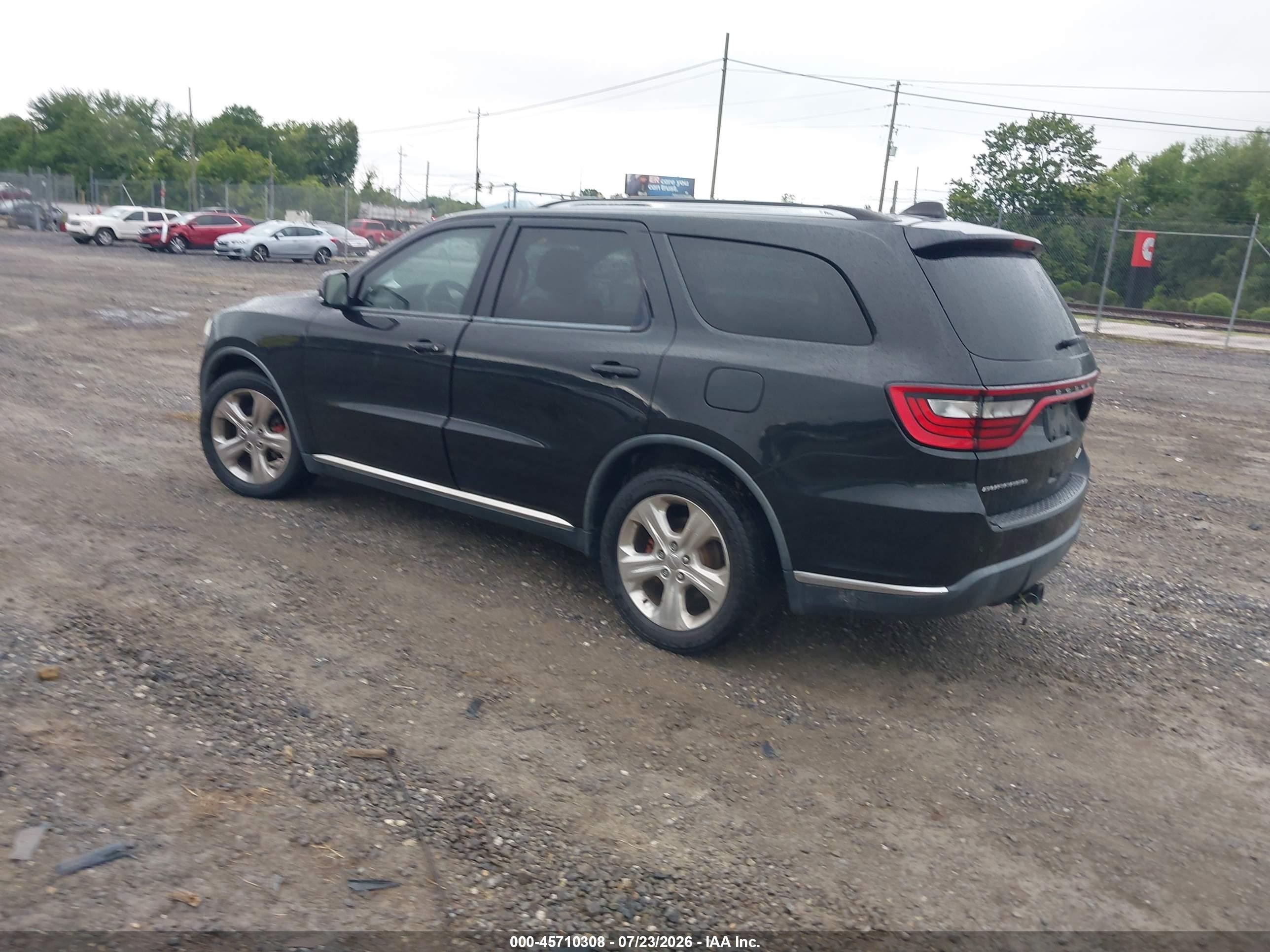 2015 Dodge Durango Limited Черный vin: 1C4RDHDGXFC771011