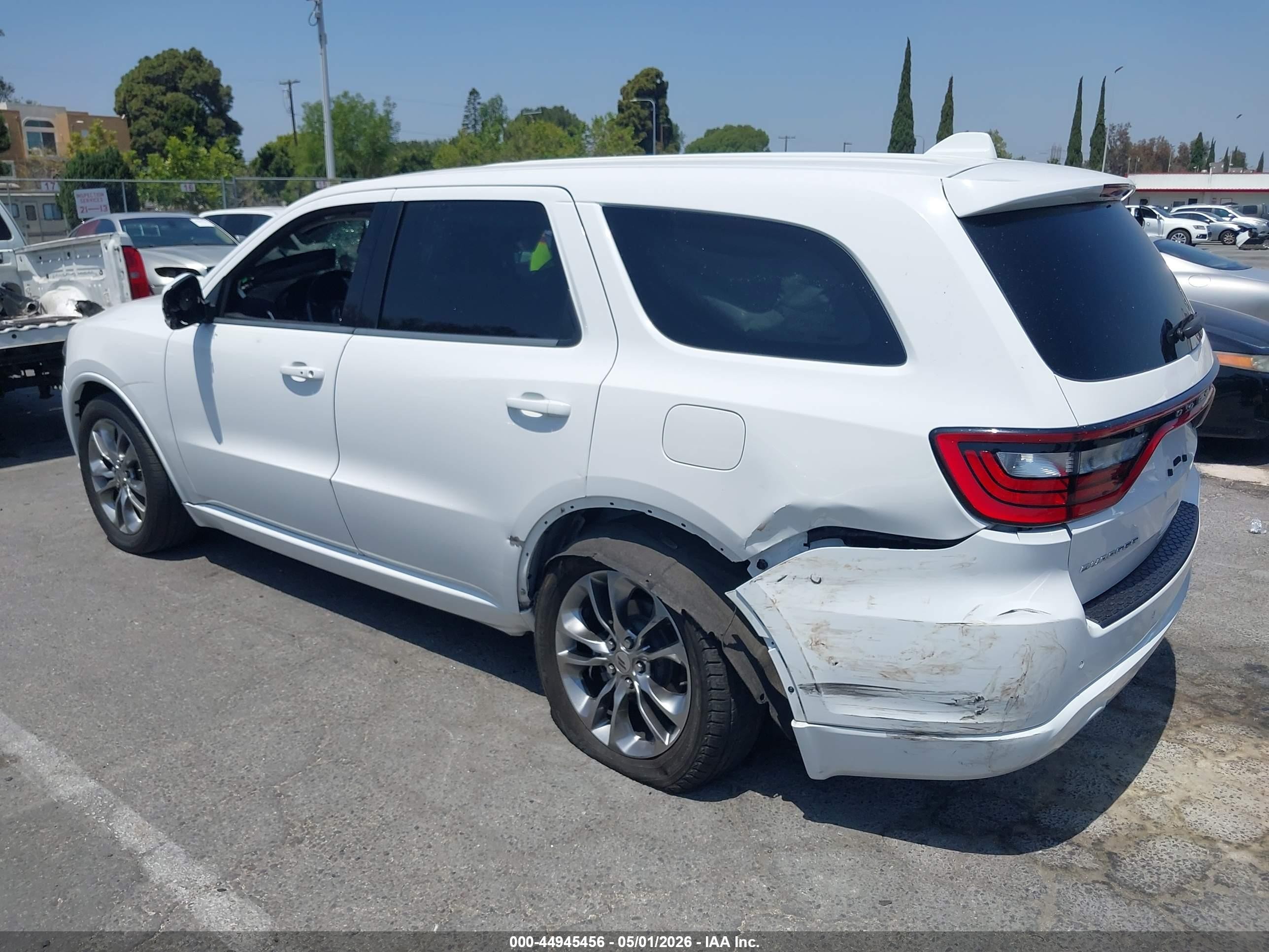 2020 Dodge Durango Gt Plus Rwd Белый vin: 1C4RDHDGXLC116309