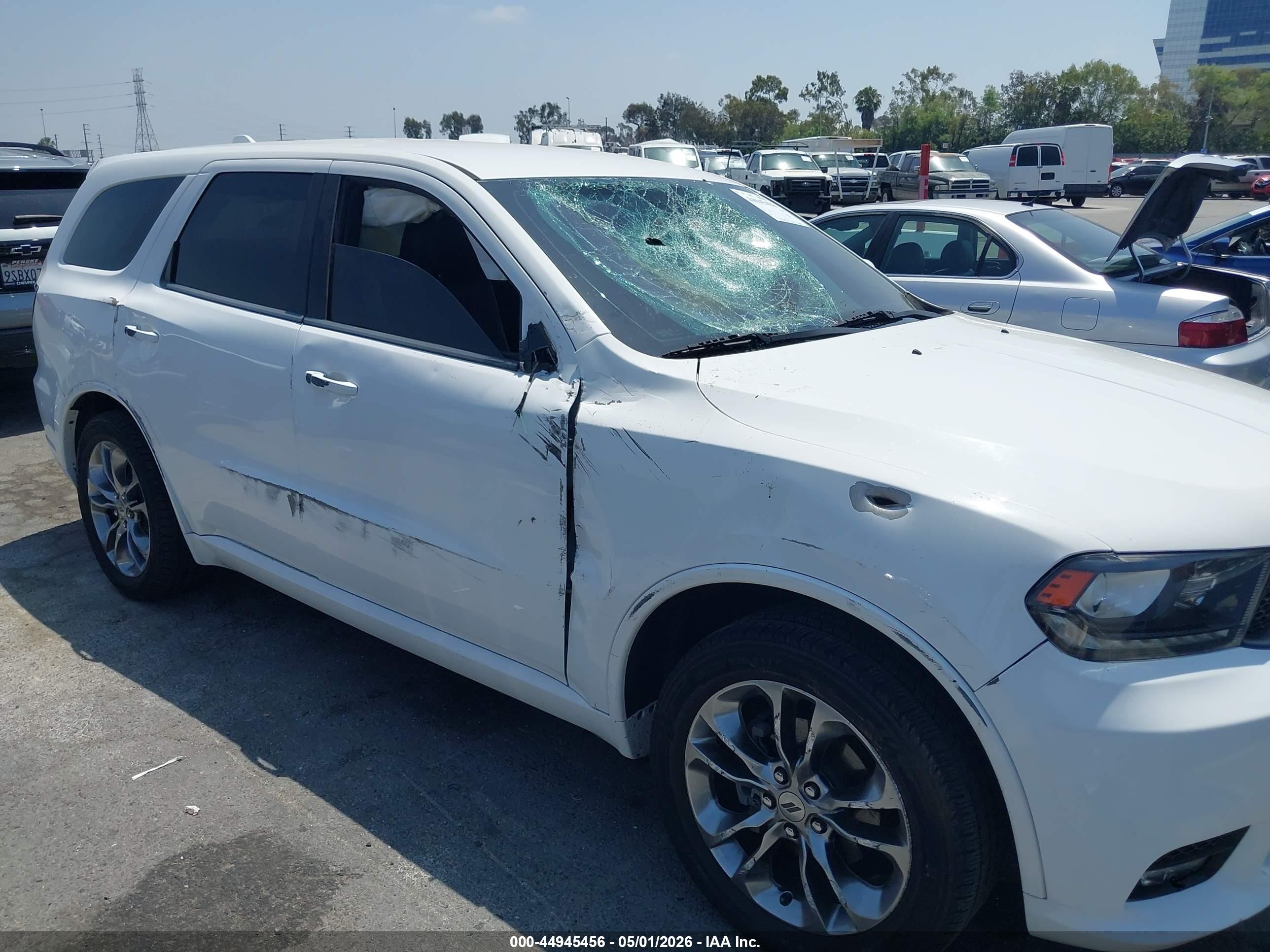 2020 Dodge Durango Gt Plus Rwd Белый vin: 1C4RDHDGXLC116309