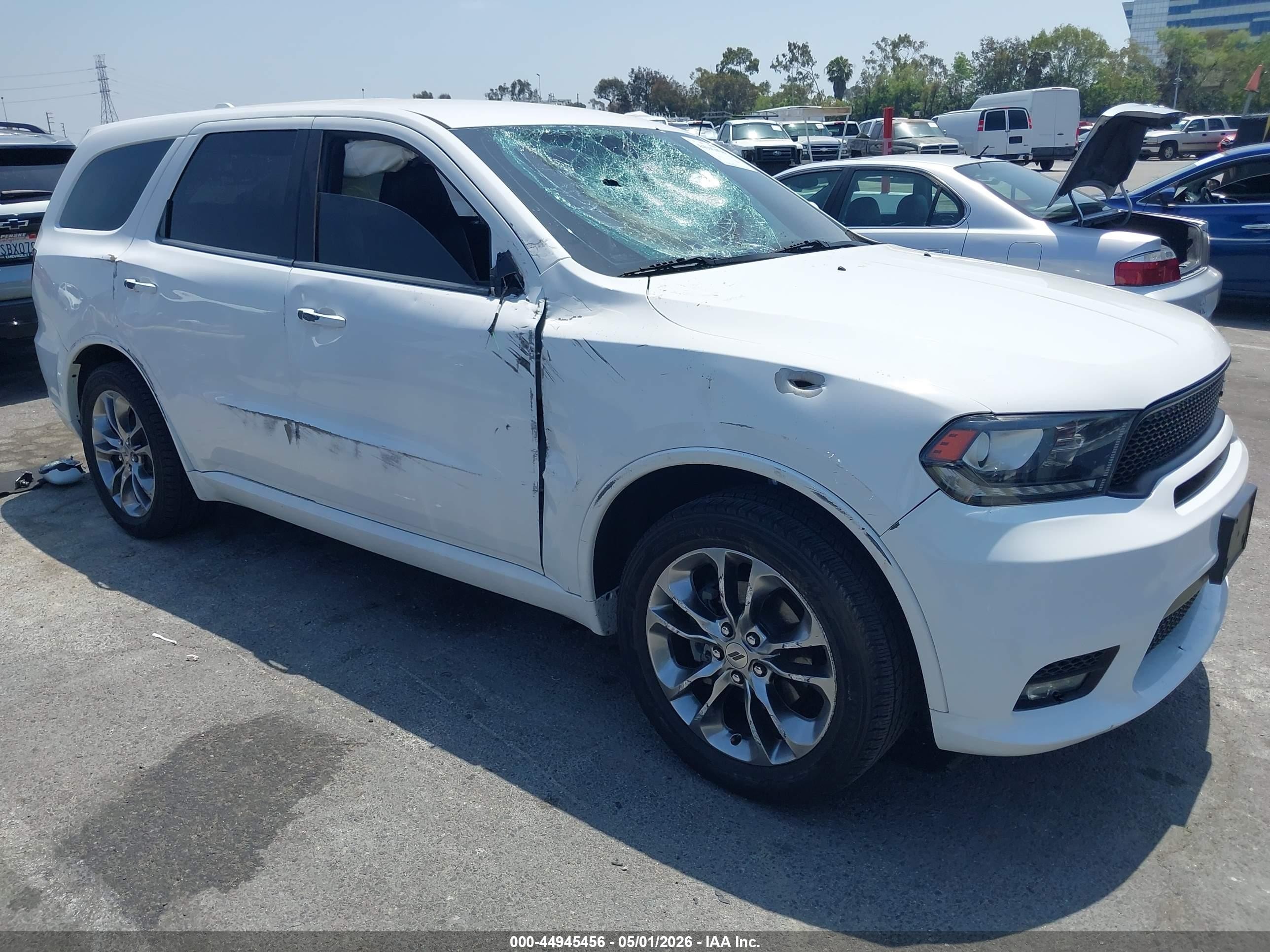 2020 Dodge Durango Gt Plus Rwd White vin: 1C4RDHDGXLC116309
