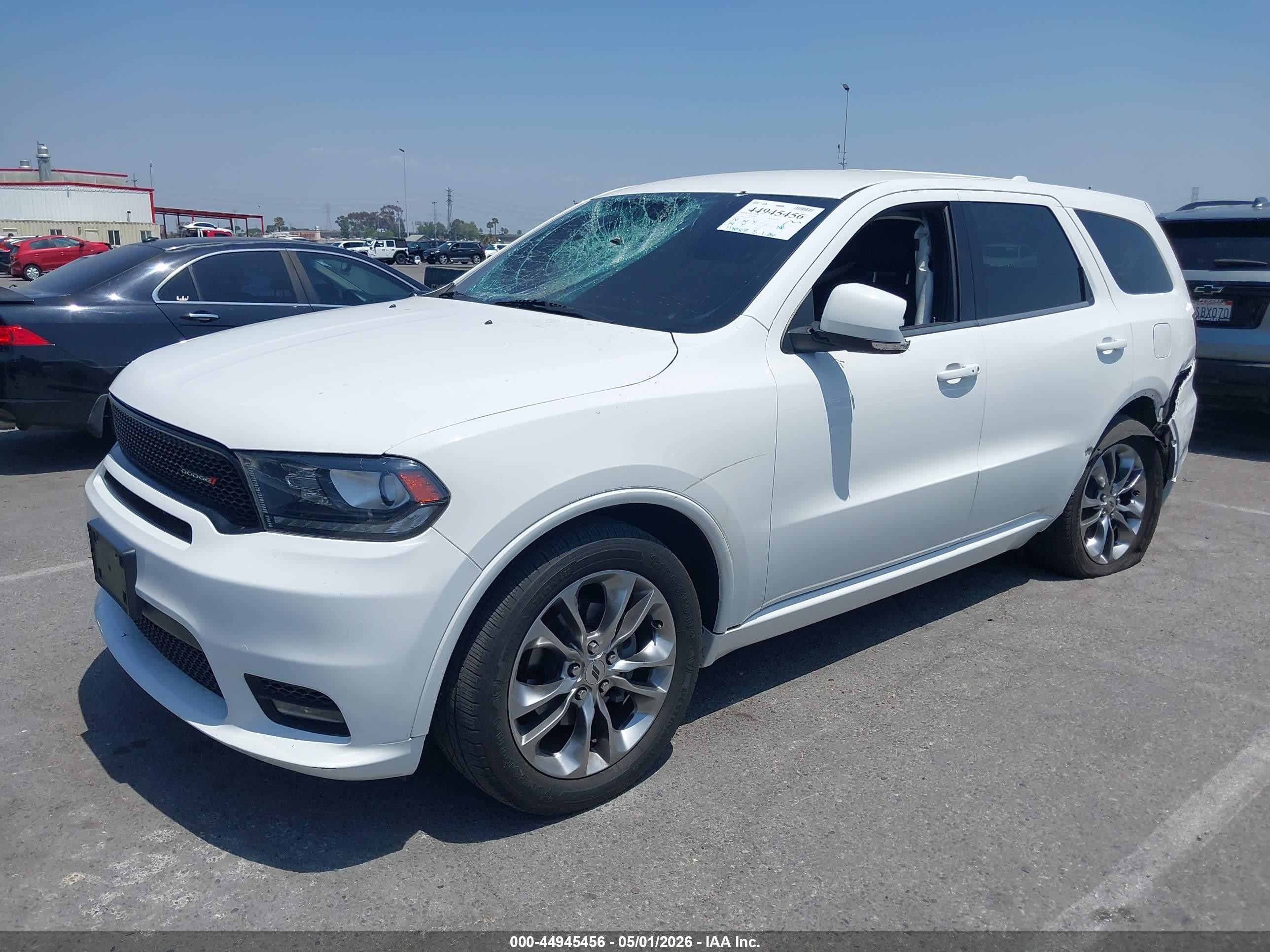2020 Dodge Durango Gt Plus Rwd Белый vin: 1C4RDHDGXLC116309
