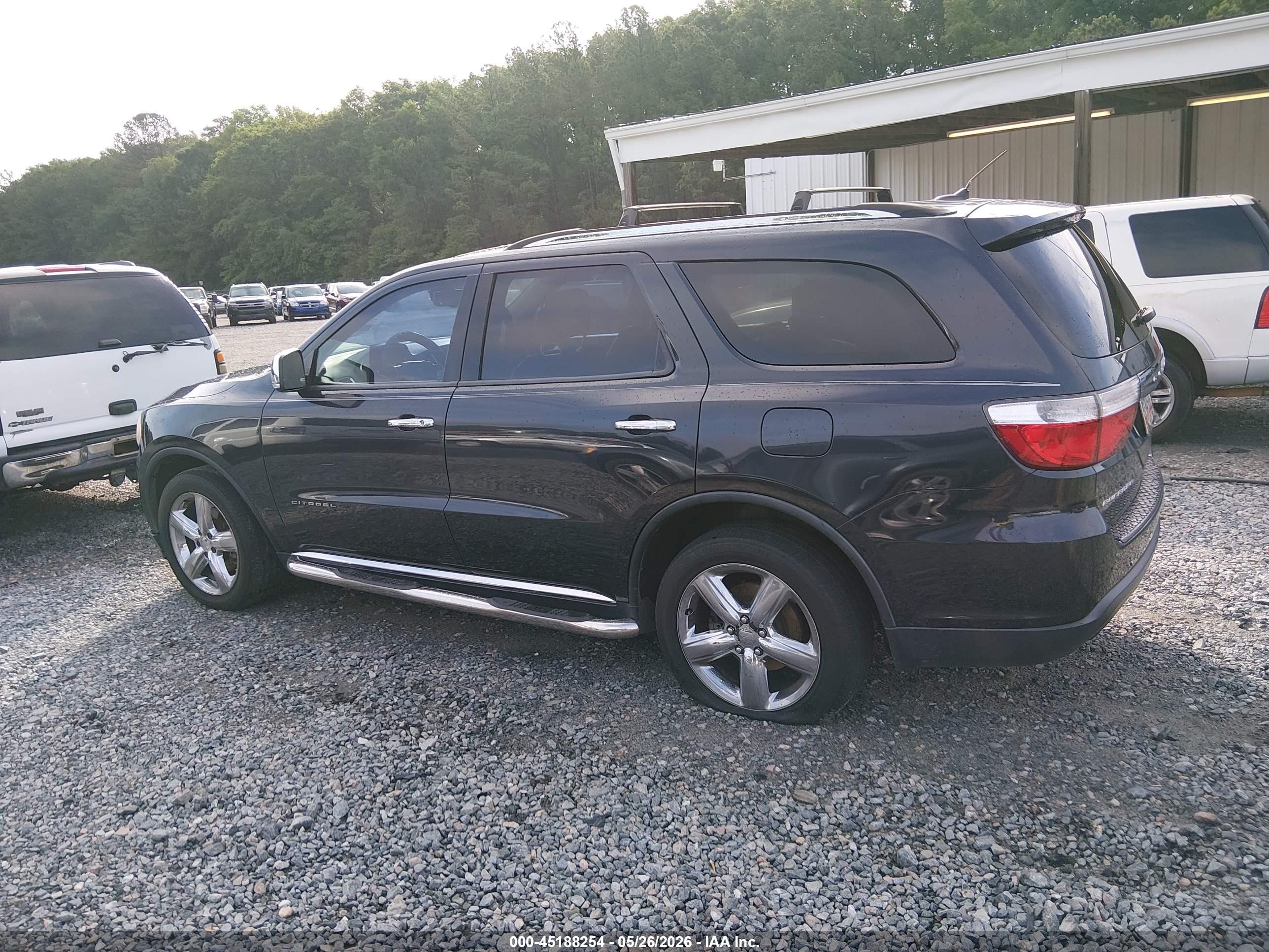 2013 Dodge Durango Citadel Black vin: 1C4RDHEG1DC504769