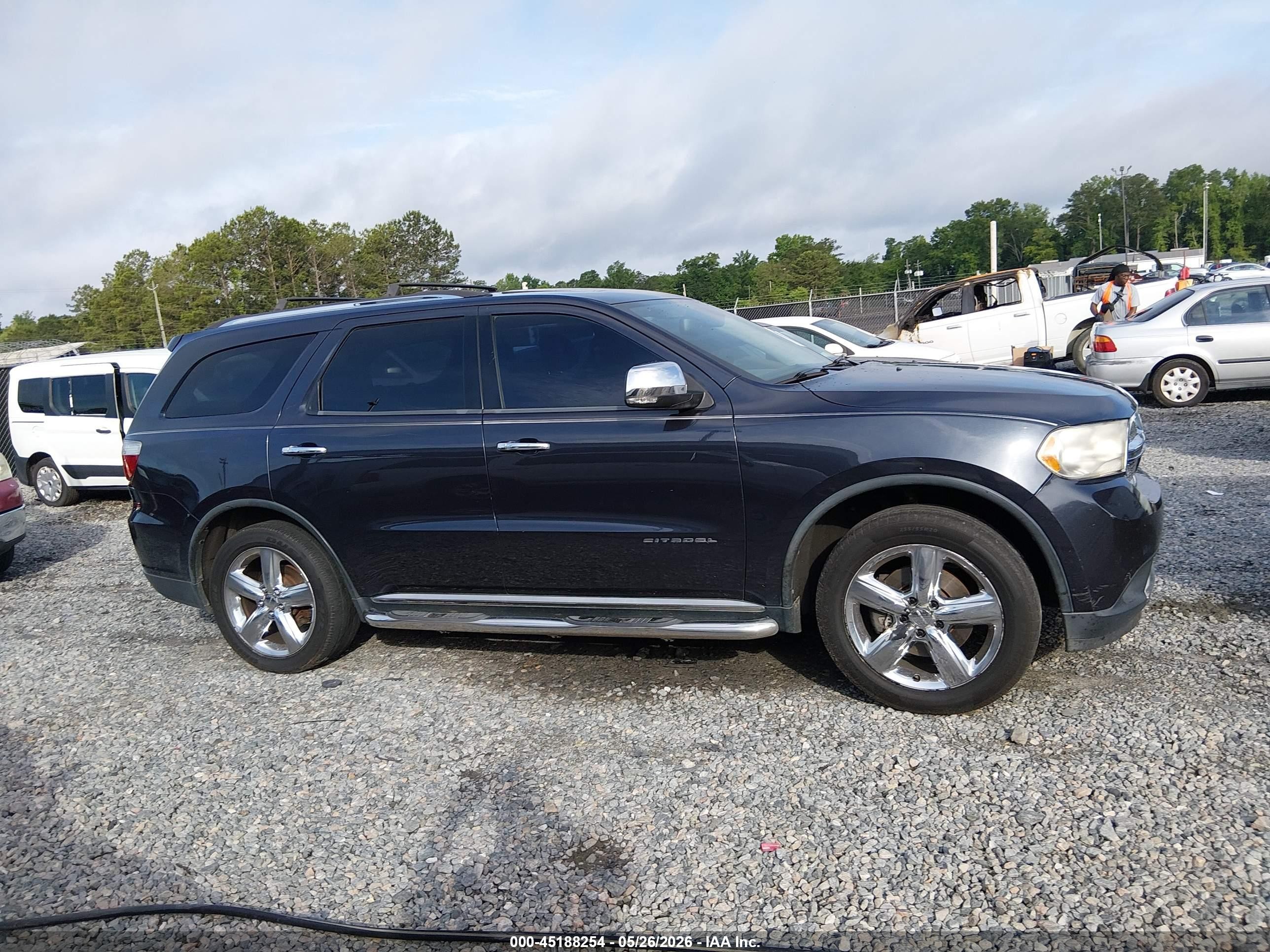 2013 Dodge Durango Citadel Black vin: 1C4RDHEG1DC504769