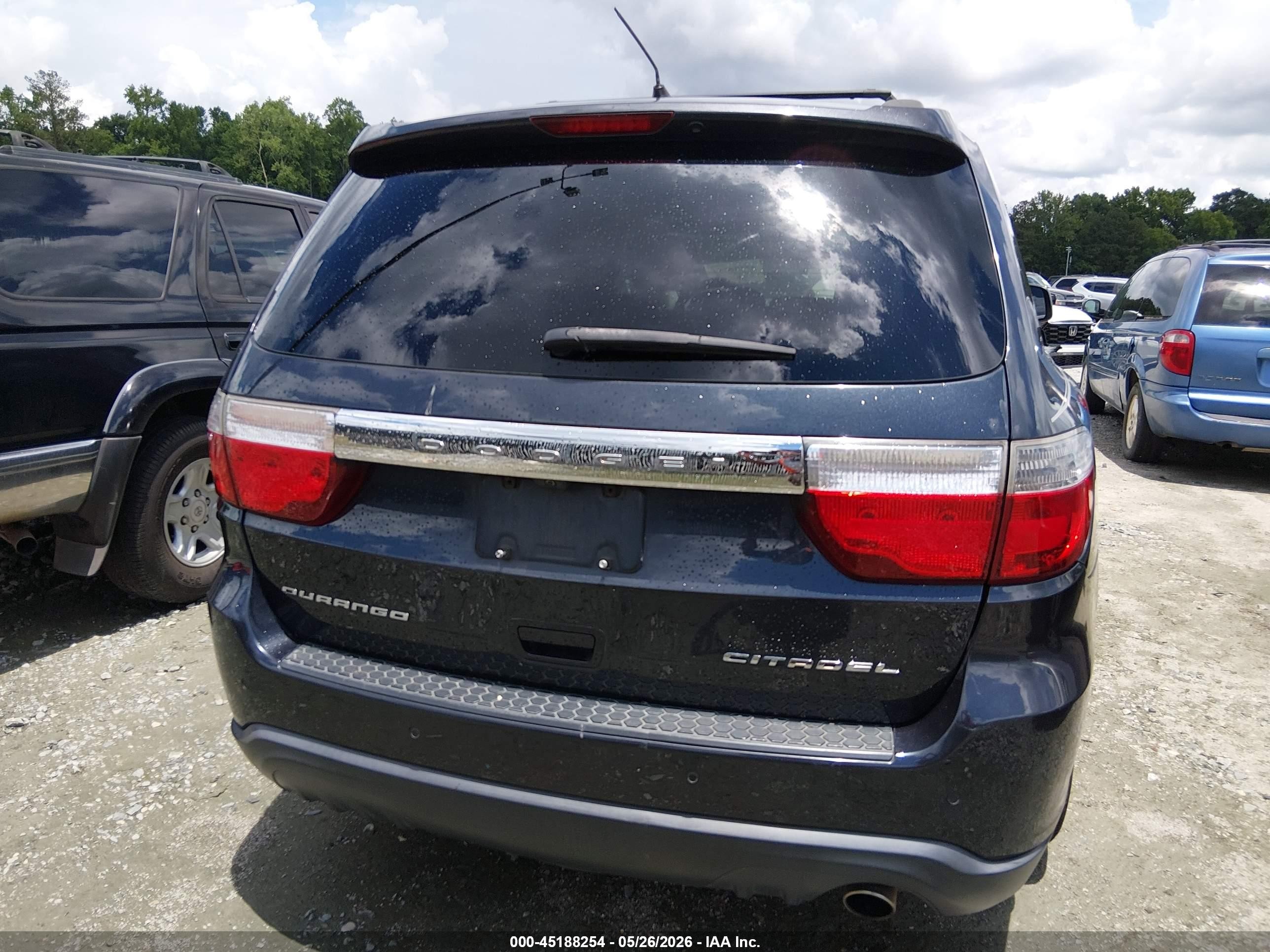 2013 Dodge Durango Citadel Black vin: 1C4RDHEG1DC504769