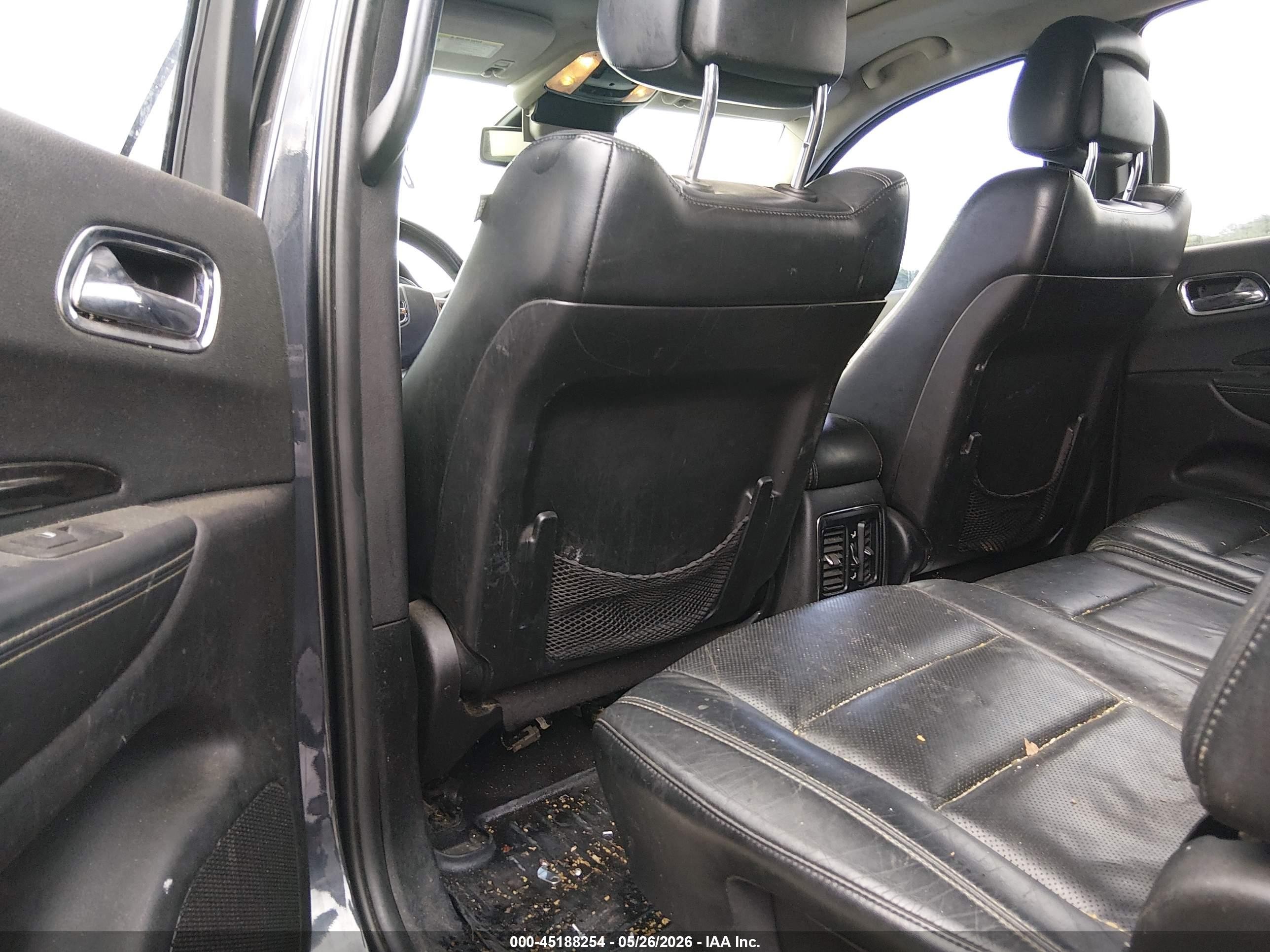 2013 Dodge Durango Citadel Black vin: 1C4RDHEG1DC504769