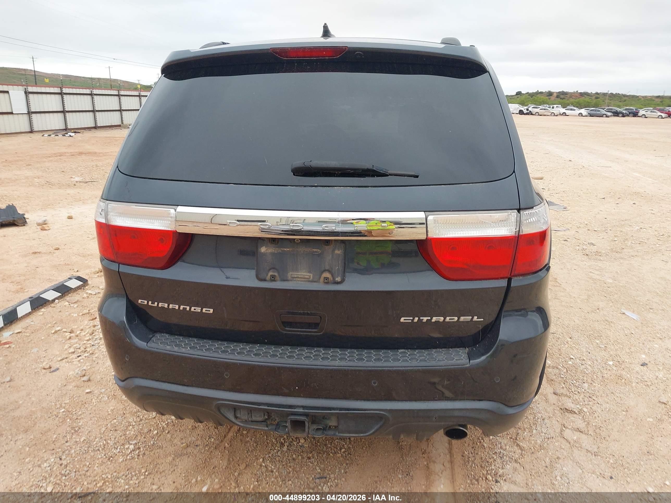 2013 Dodge Durango Citadel Серый vin: 1C4RDHEG1DC628914