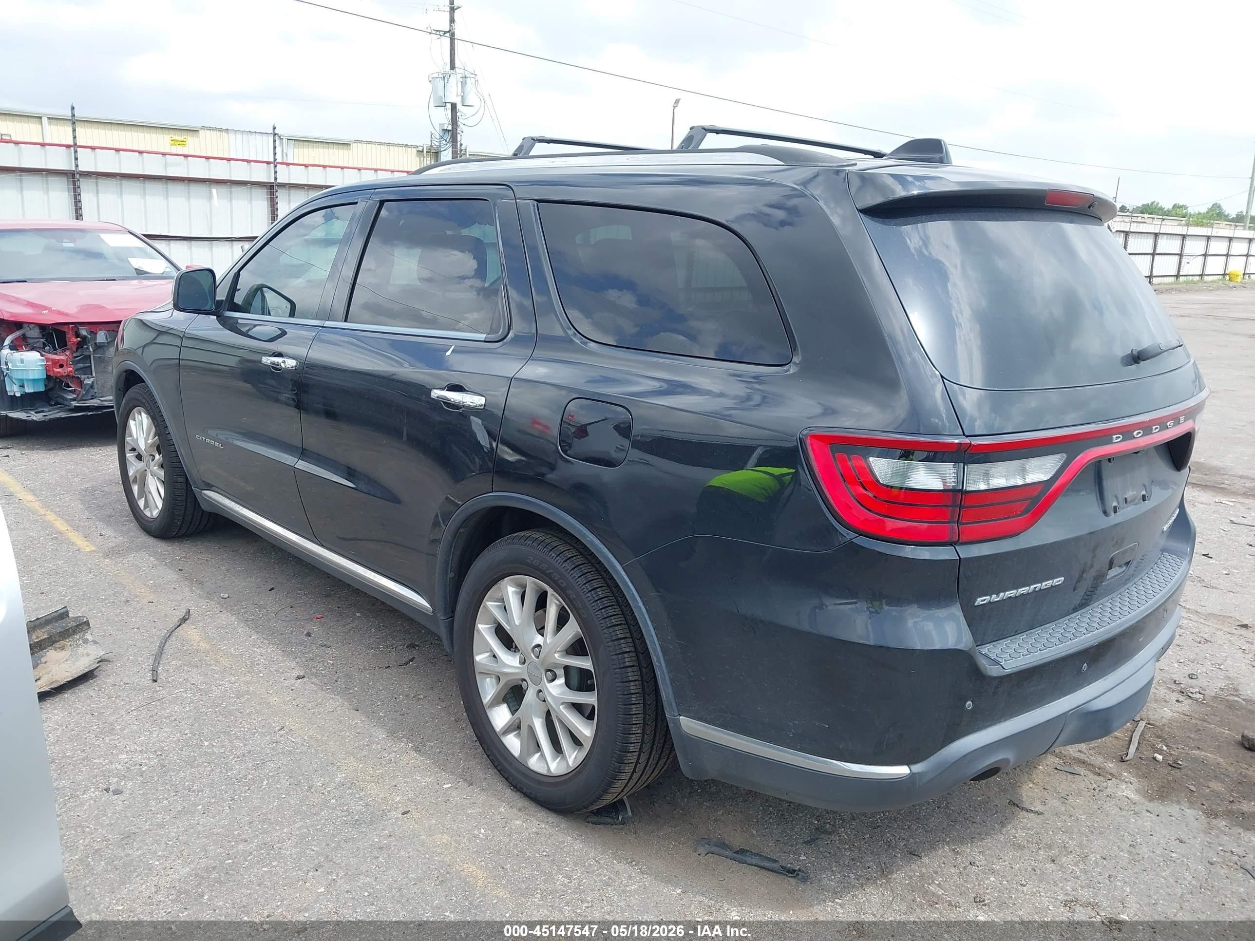 2014 Dodge Durango Citadel Black vin: 1C4RDHEG1EC537157