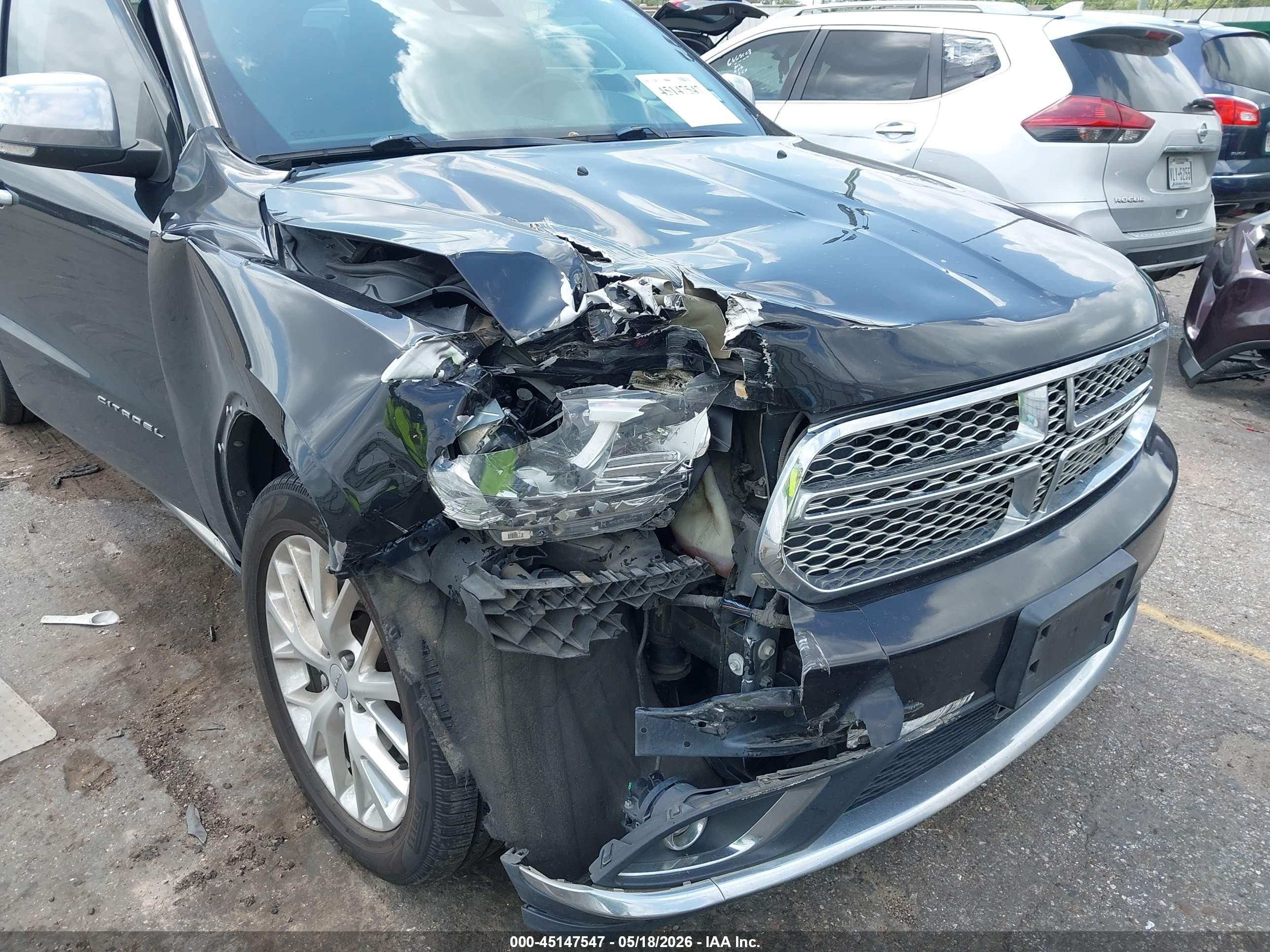 2014 Dodge Durango Citadel Black vin: 1C4RDHEG1EC537157