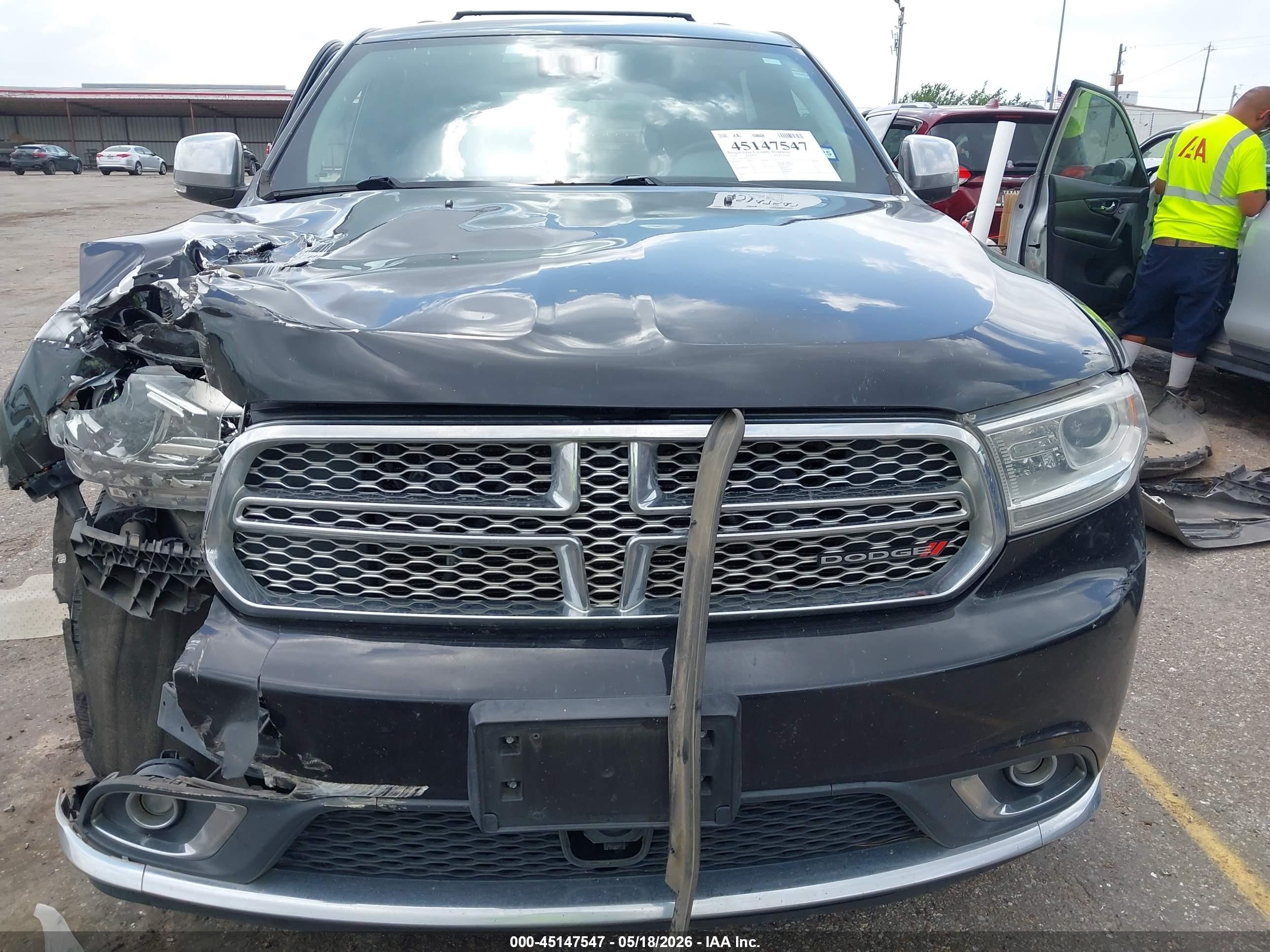 2014 Dodge Durango Citadel Black vin: 1C4RDHEG1EC537157