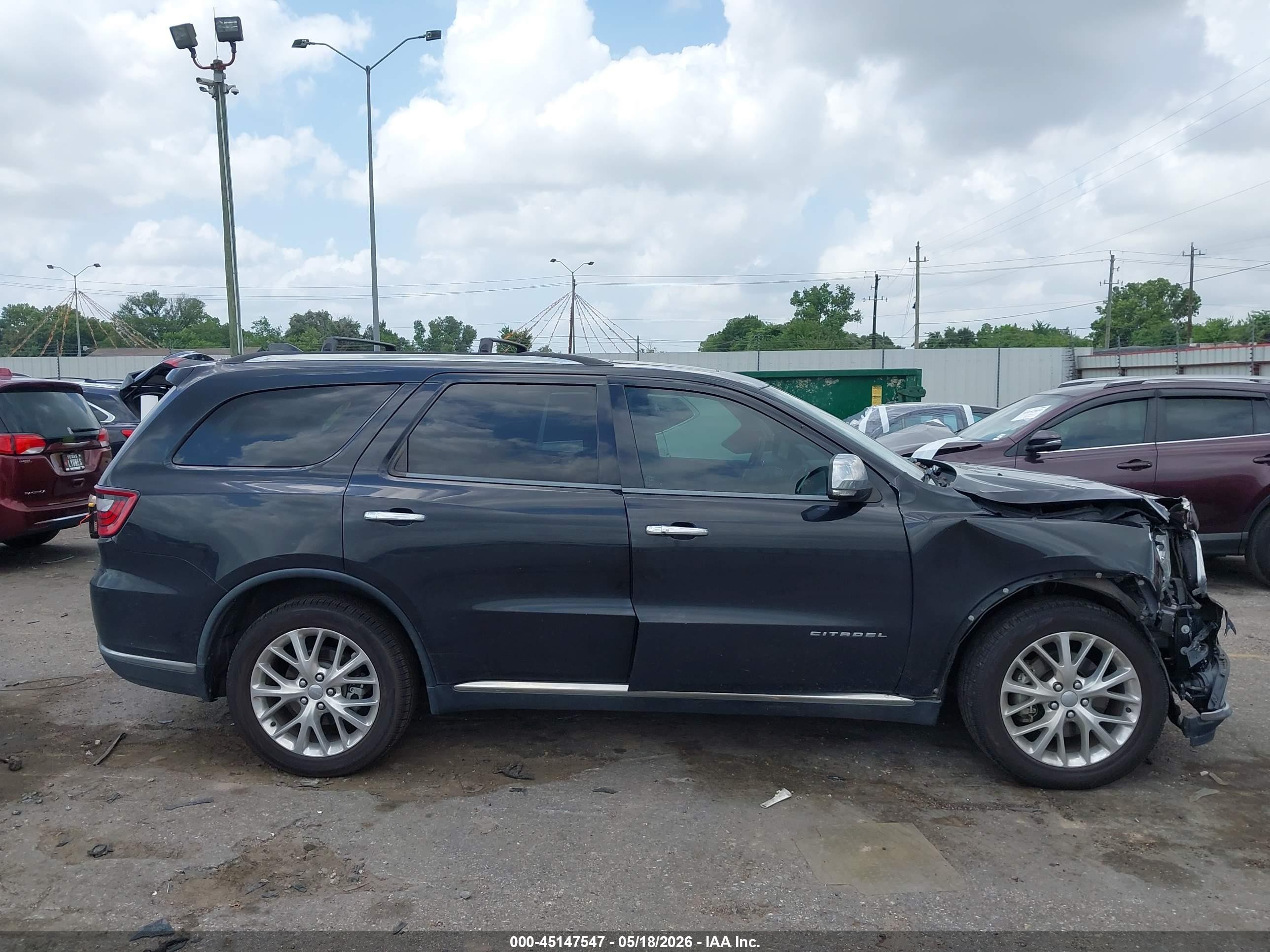 2014 Dodge Durango Citadel Black vin: 1C4RDHEG1EC537157