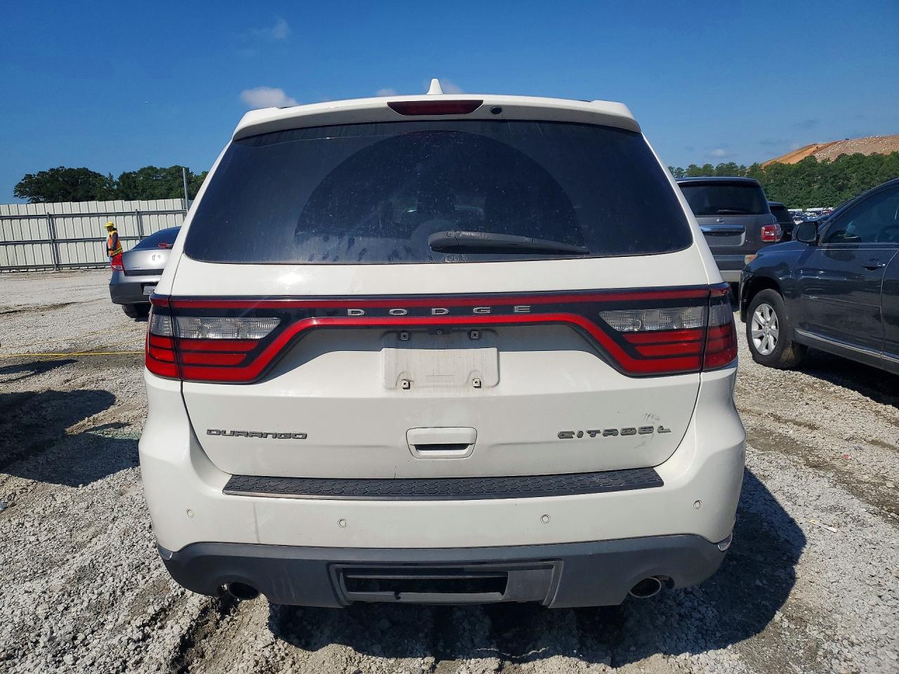 2015 Dodge Durango Citadel White vin: 1C4RDHEG1FC120199
