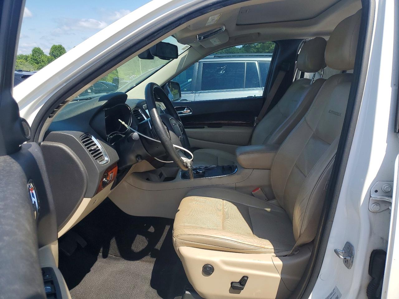 2015 Dodge Durango Citadel White vin: 1C4RDHEG1FC120199