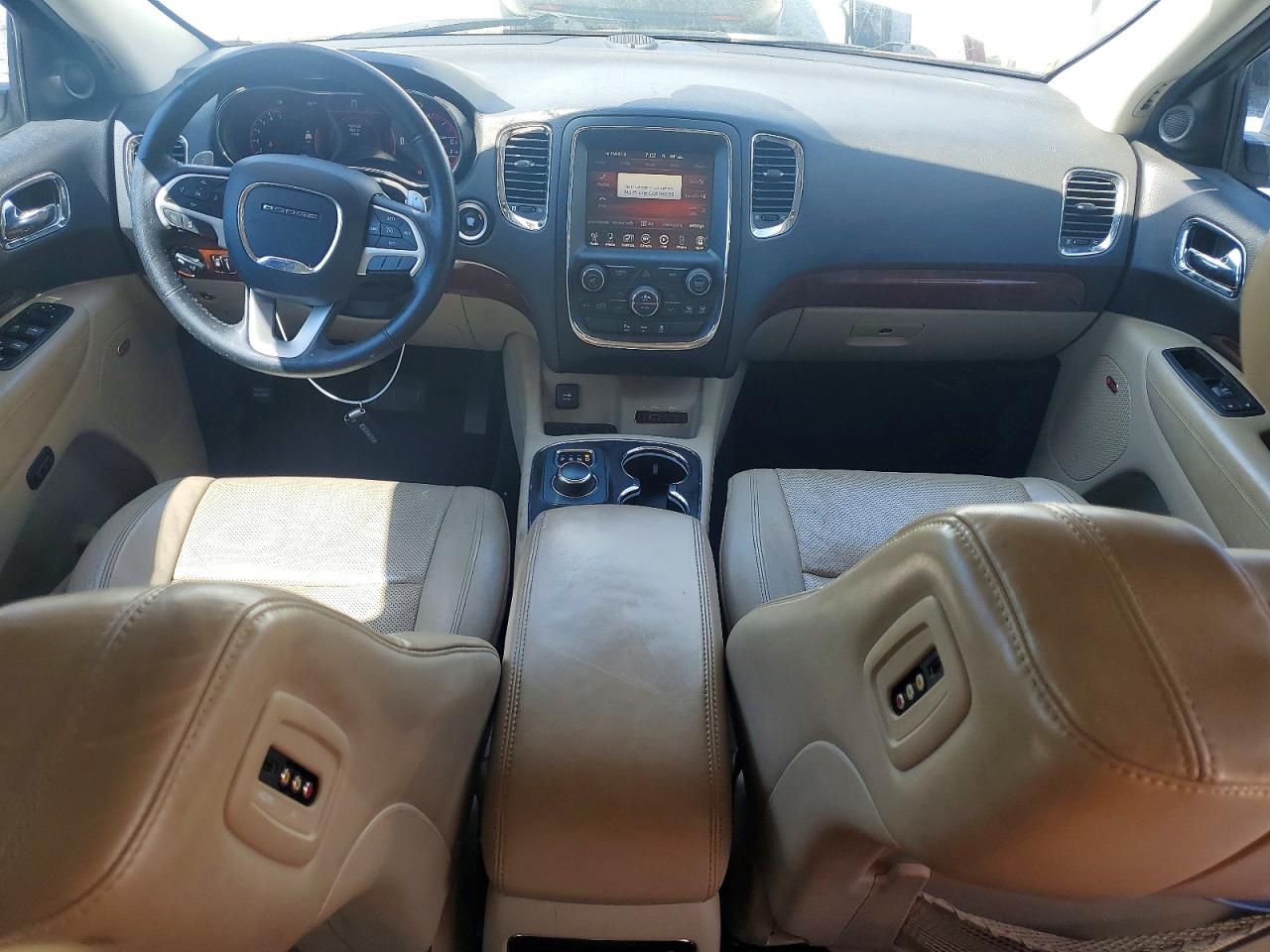 2015 Dodge Durango Citadel White vin: 1C4RDHEG1FC120199