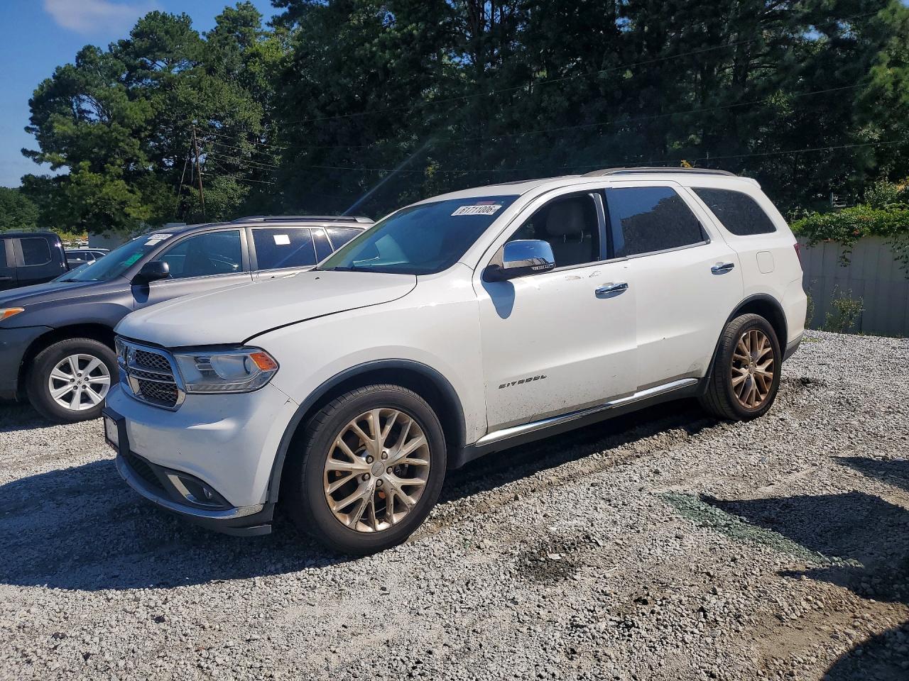 2015 Dodge Durango Citadel White vin: 1C4RDHEG1FC120199