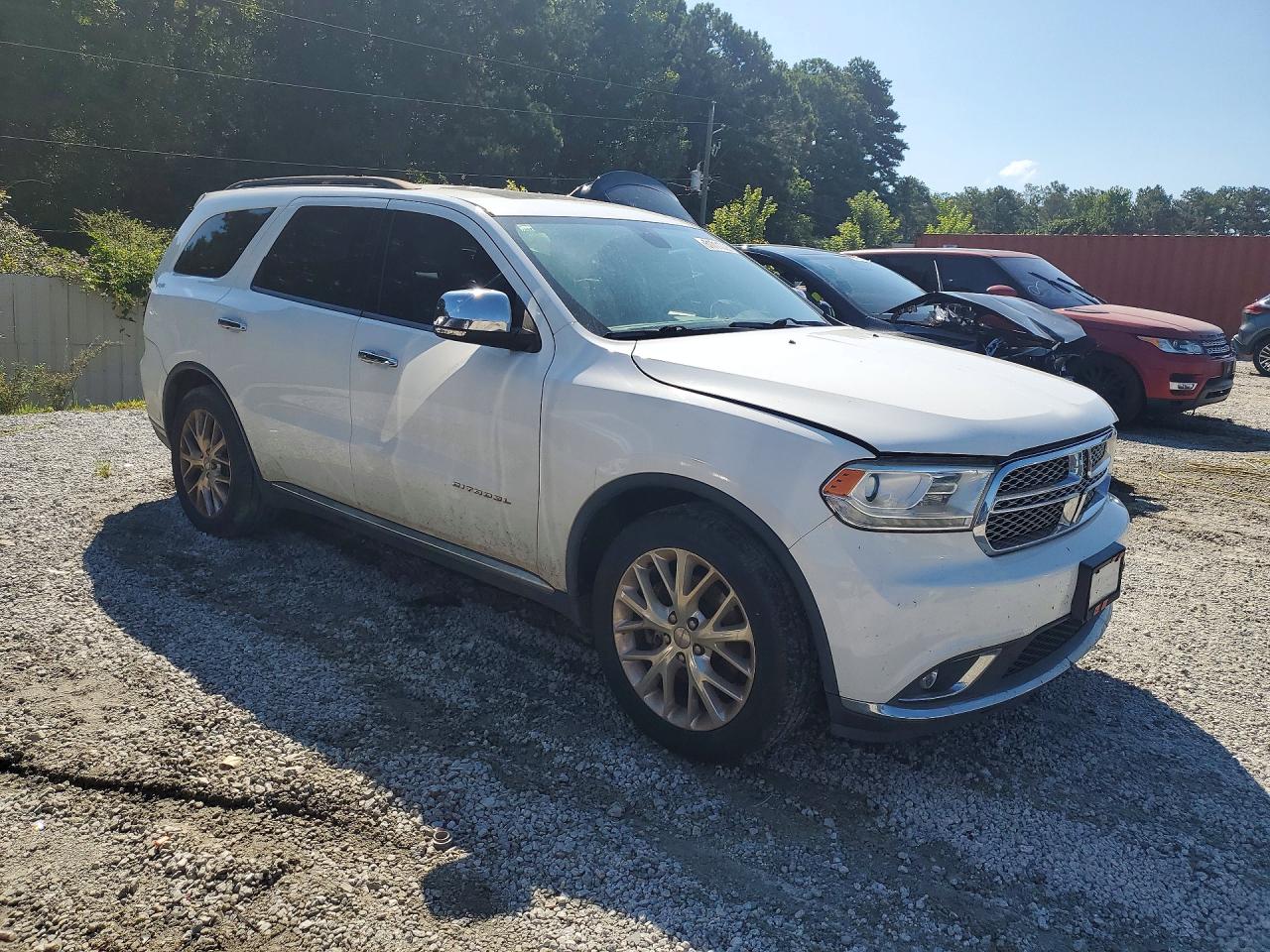 2015 Dodge Durango Citadel White vin: 1C4RDHEG1FC120199