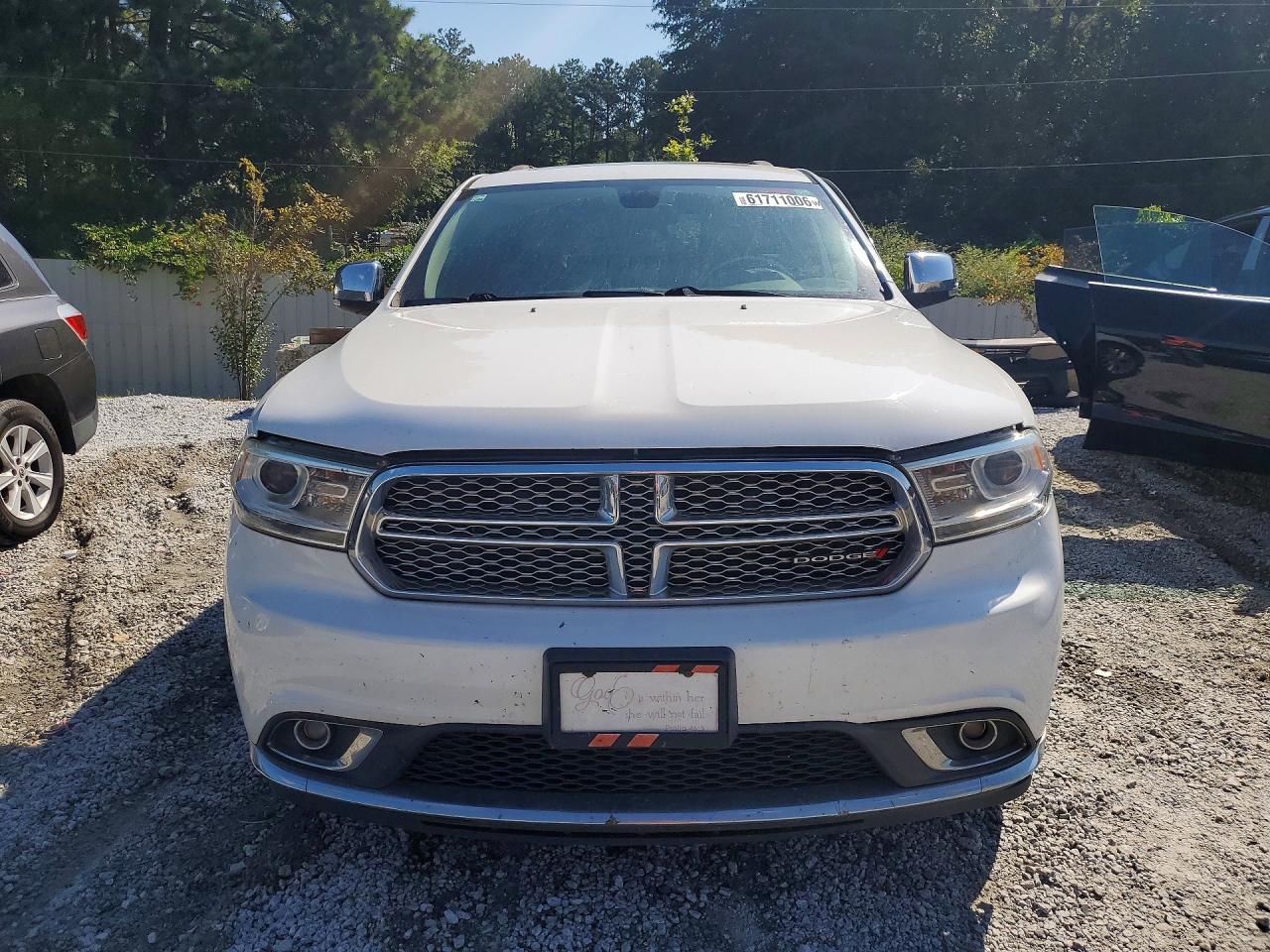 2015 Dodge Durango Citadel White vin: 1C4RDHEG1FC120199