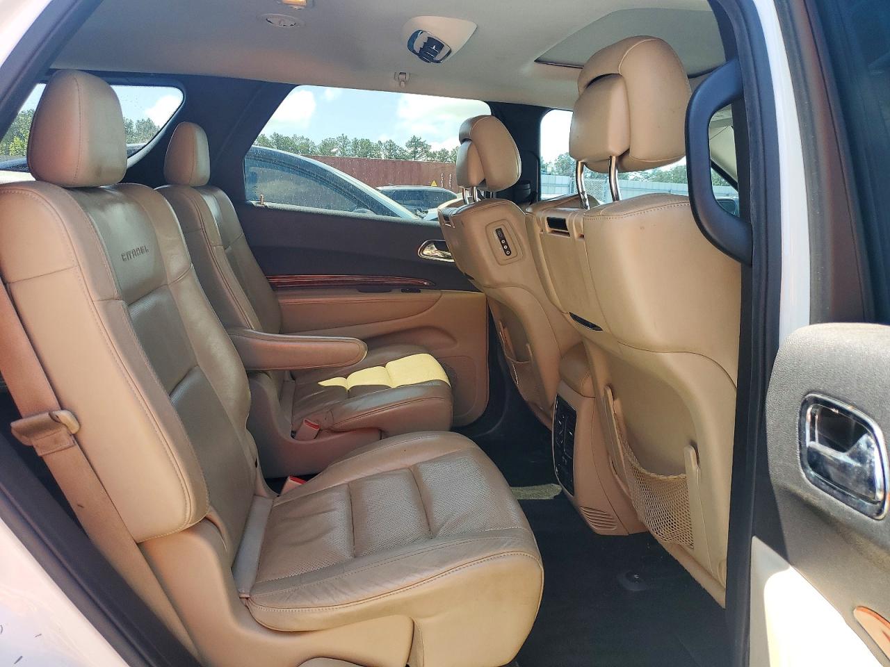 2015 Dodge Durango Citadel White vin: 1C4RDHEG1FC120199