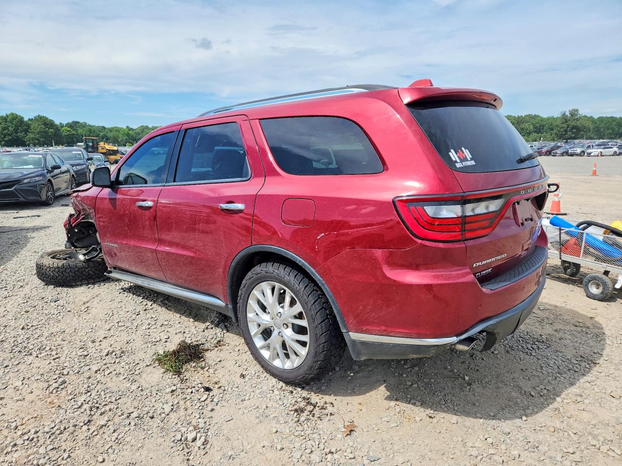 2015 Dodge Durango Citadel Red vin: 1C4RDHEG2FC119921