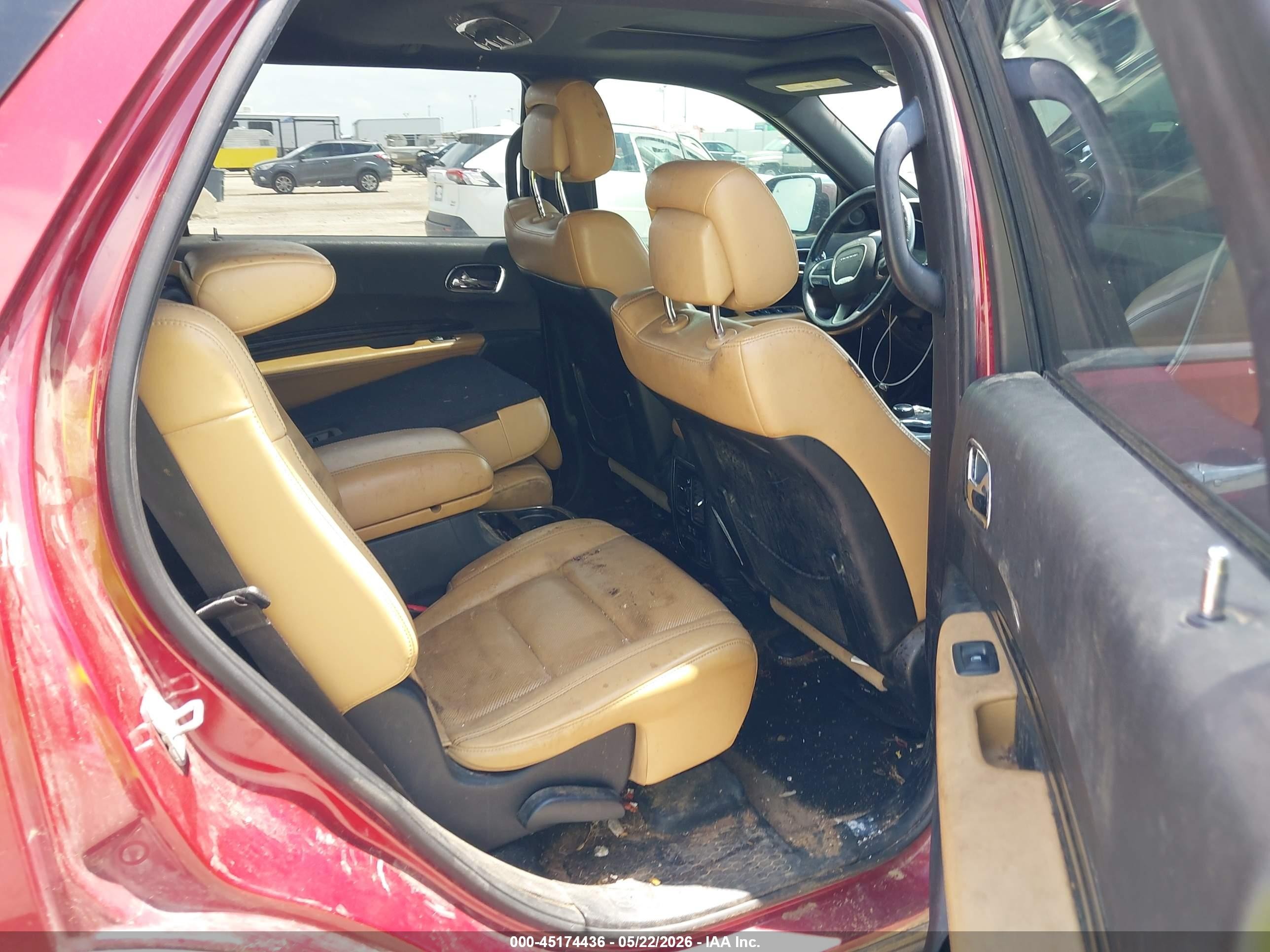 2014 Dodge Durango Citadel Red vin: 1C4RDHEG3EC381364