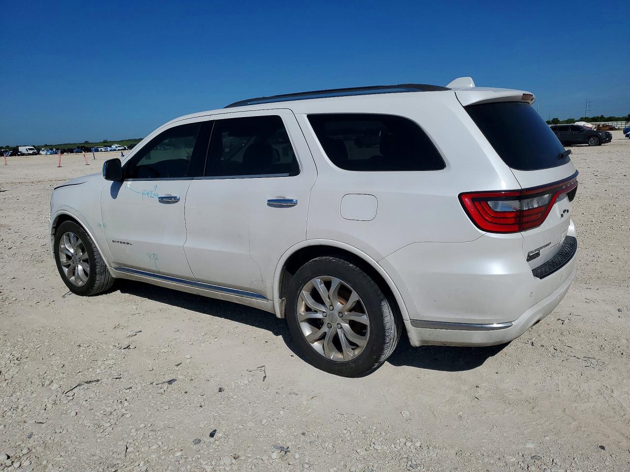 2017 Dodge Durango Citadel White vin: 1C4RDHEG3HC680793